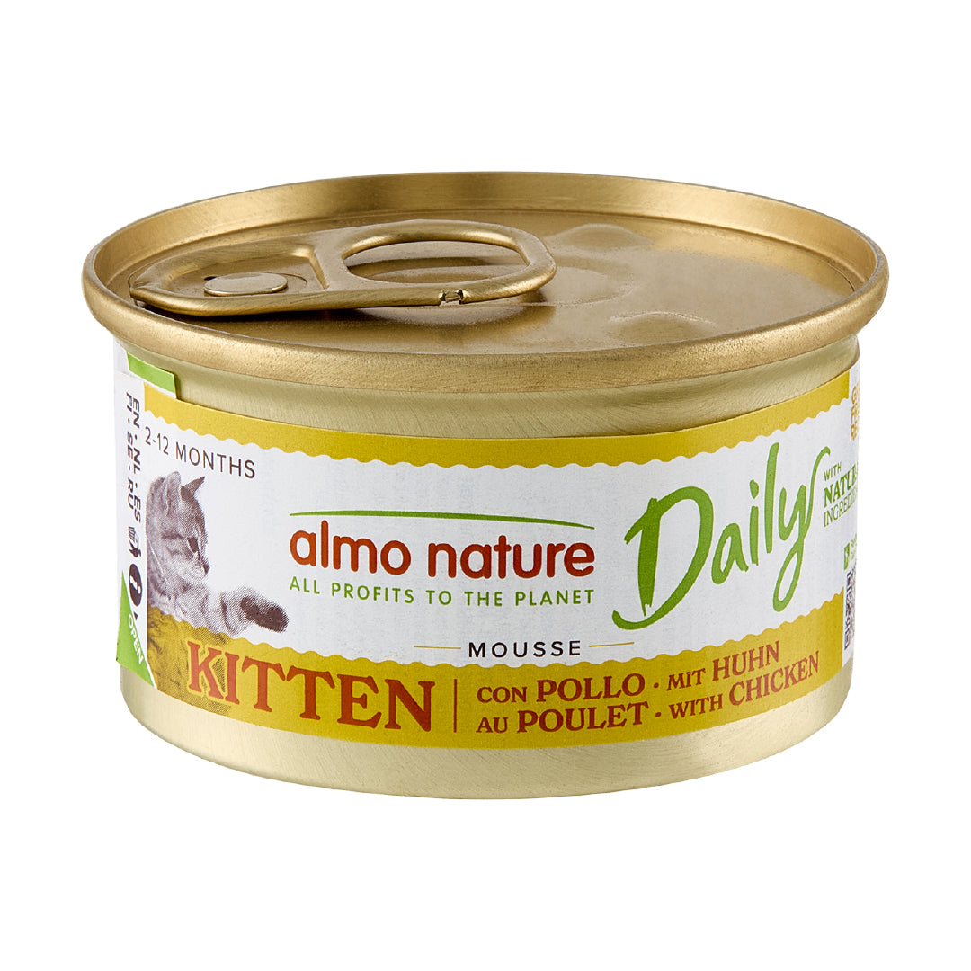 Almo Nature Daily Kitty Menú Mousse en Lata para Gatitos 85 g