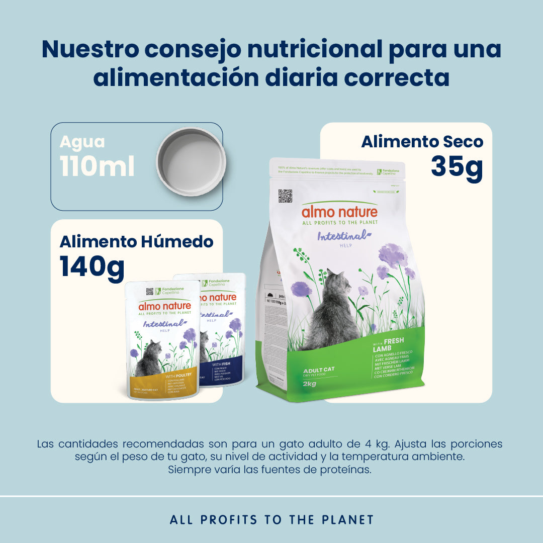 Almo Nature Intestinal Help Cordero Pienso para Gatos