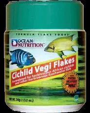 OCEAN NUTRICION CICHLID VEGI FLAKE FOODS - todoastorenimal.com