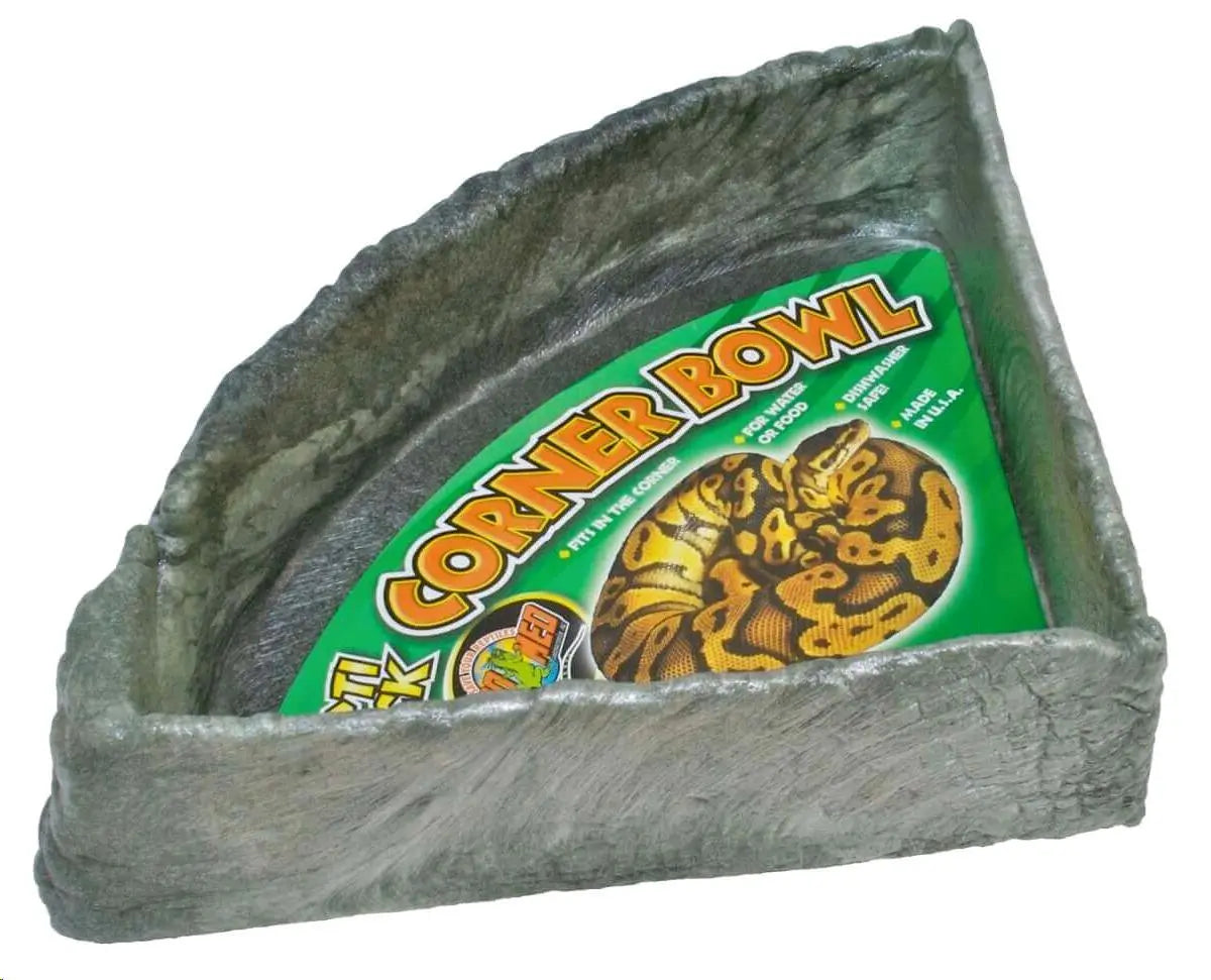 Repti Rock Corner Bowl Comedero/Bebedero - todoastorenimal.com