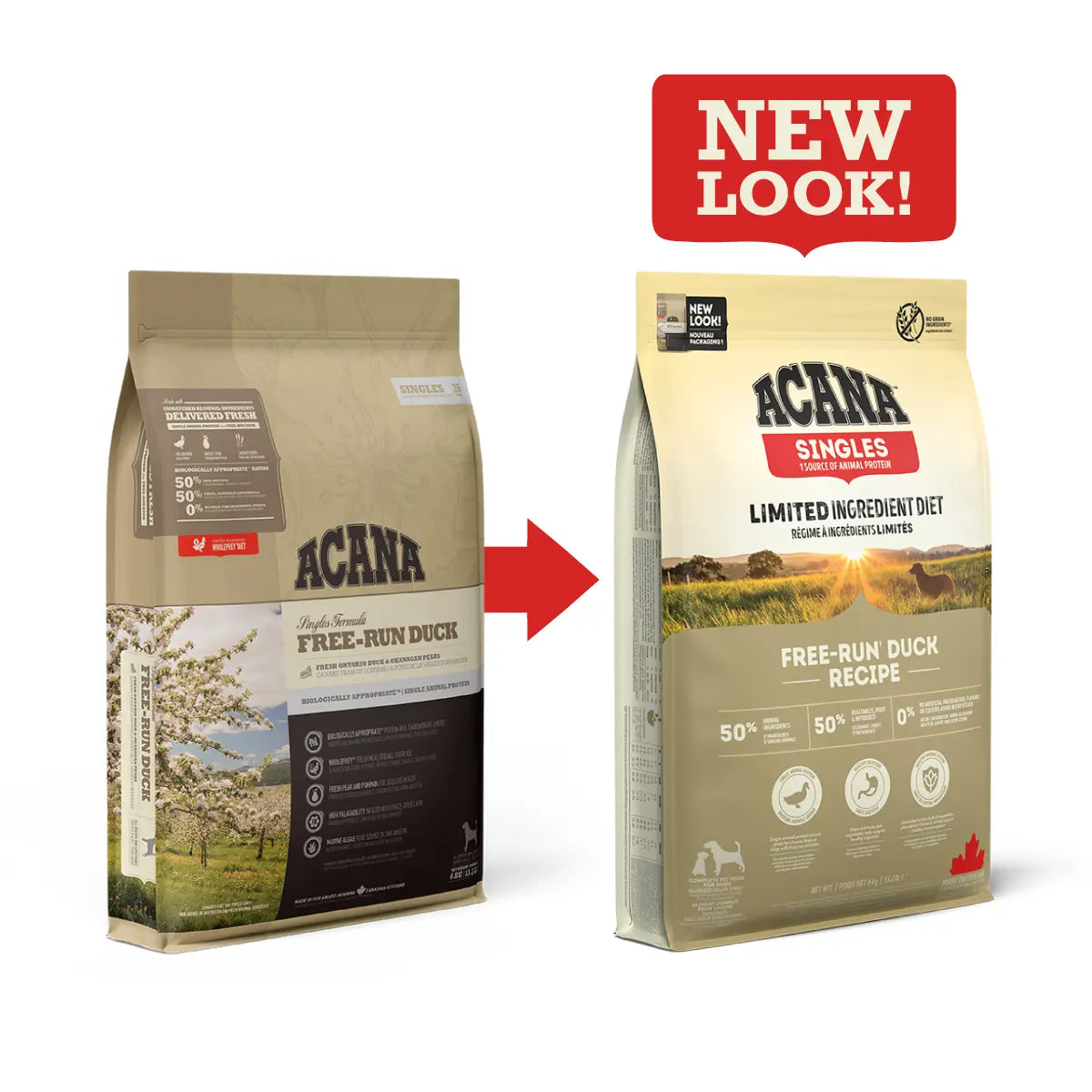 Acana Dog Free-Run Duck al mejor precio -todoastorenimal.com