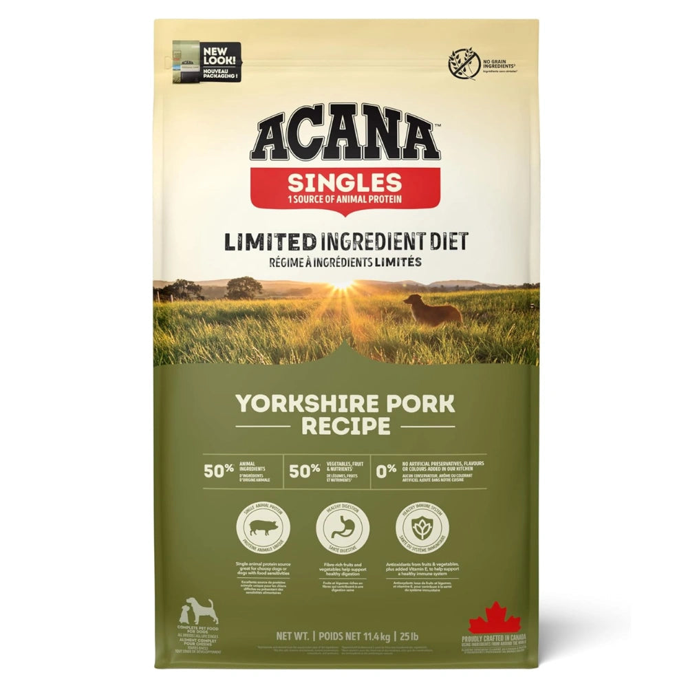 Acana Yorkshire Pork Recipe Pienso para Perros al mejor precio -todoastorenimal.com