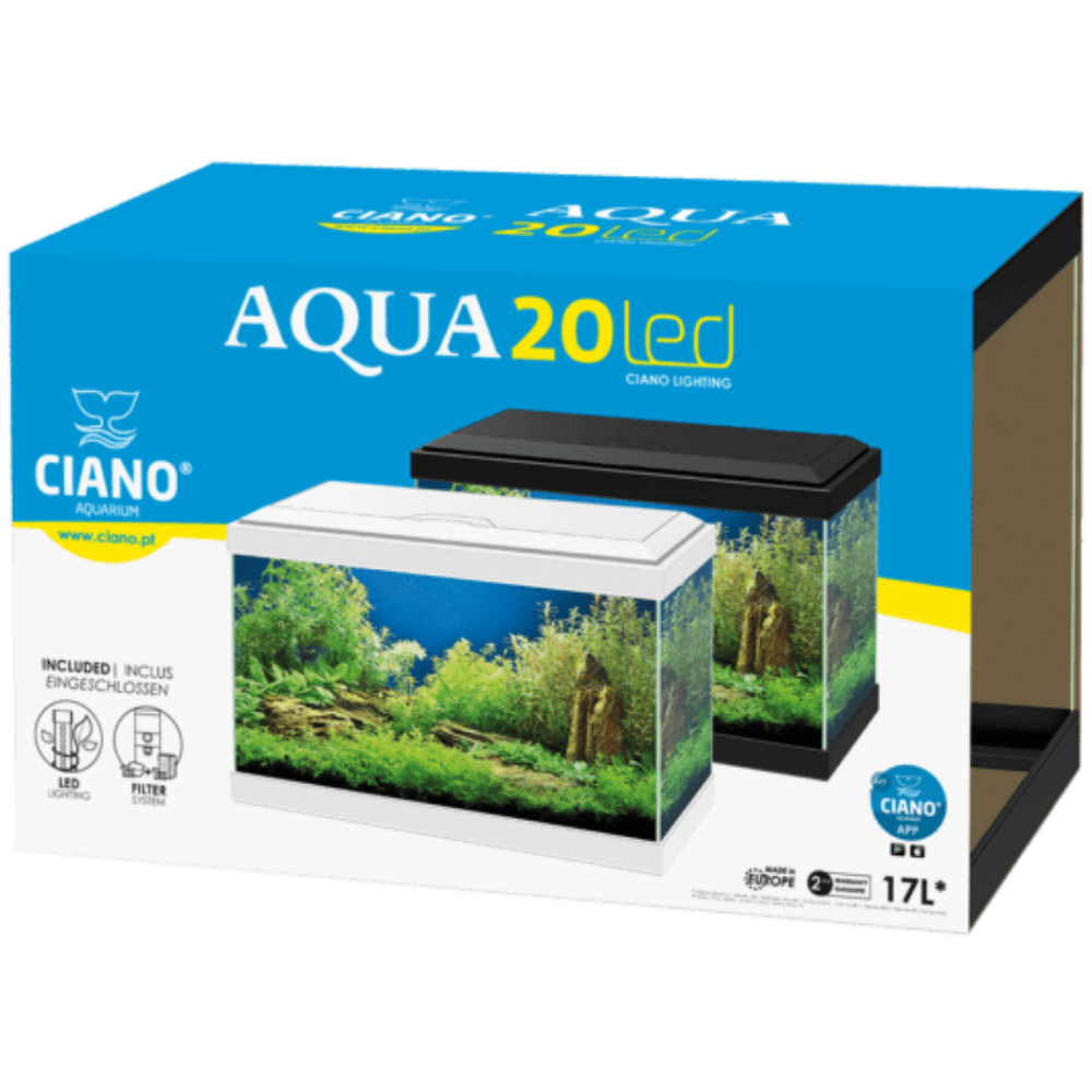 Acuario Aqua 20 Led Light Ciano Filtro Incluido al mejor precio -todoastorenimal.com