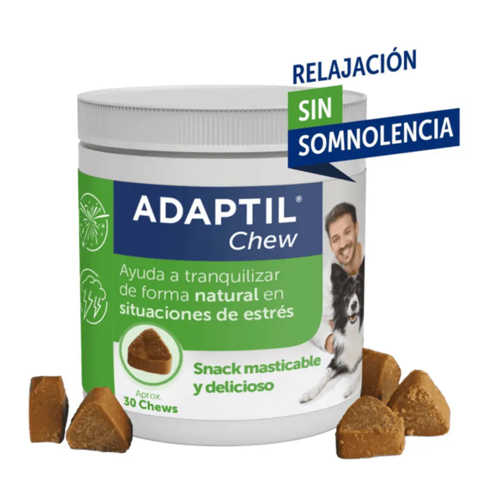 Adaptil Chews 30 Comprimidos Masticables Antiestrés y Relajante para Perros al mejor precio -todoastorenimal.com