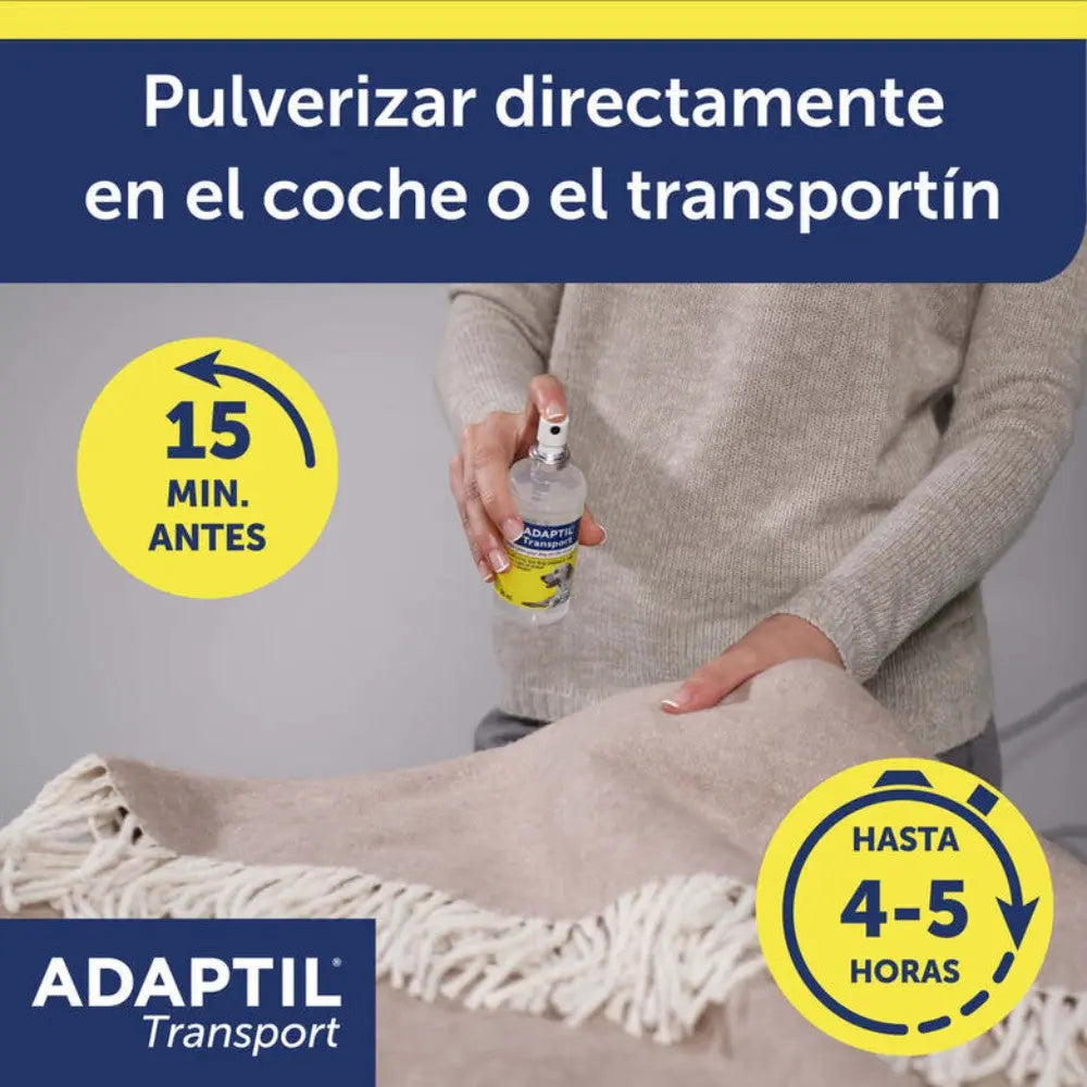 Adaptil Transport Spray Antiestrés para Perros 60 ml - Viajes, Transporte, Veterinario al mejor precio -todoastorenimal.com