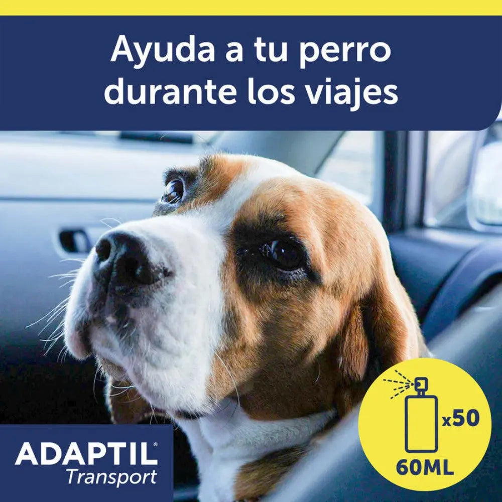 Adaptil Transport Spray Antiestrés para Perros 60 ml - Viajes, Transporte, Veterinario al mejor precio -todoastorenimal.com