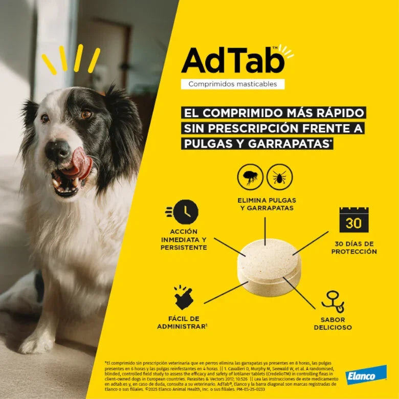Adtab Comprimido Masticable Perros - 1 Ud. al mejor precio -todoastorenimal.com