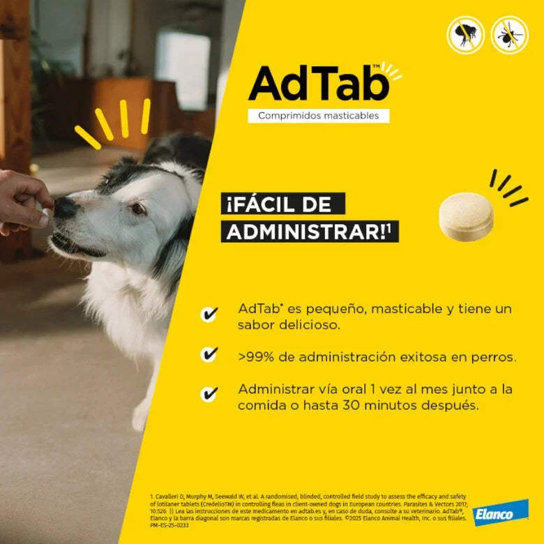 Adtab Comprimido Masticable Perros - 1 Ud. al mejor precio -todoastorenimal.com