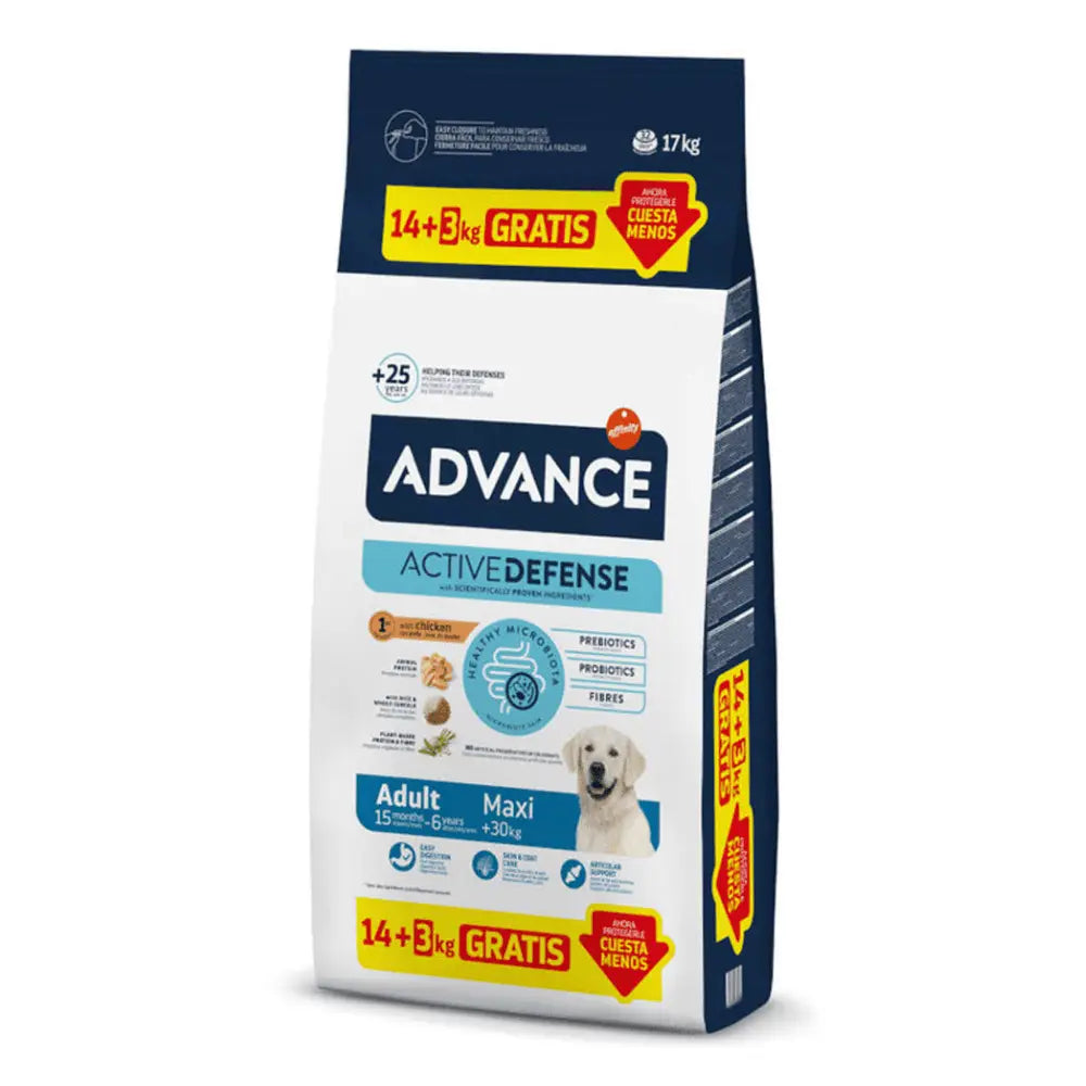 Advance Adult Maxi Chicken & Rice Pienso con Pollo y Arroz para Perros al mejor precio -todoastorenimal.com
