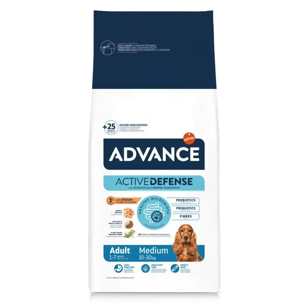 Advance Adult Medium Pollo y Arroz Pienso para Perros al mejor precio -todoastorenimal.com