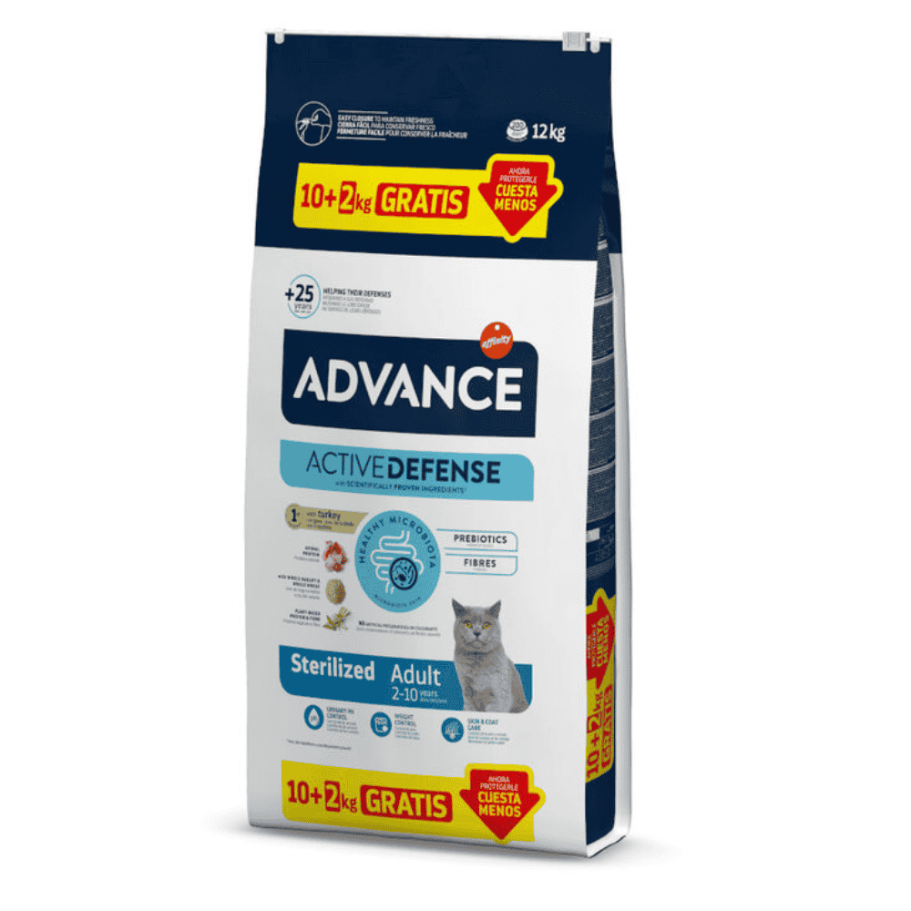Advance Adult Sterilized Turkey Pienso de Pavo para Gatos al mejor precio -todoastorenimal.com