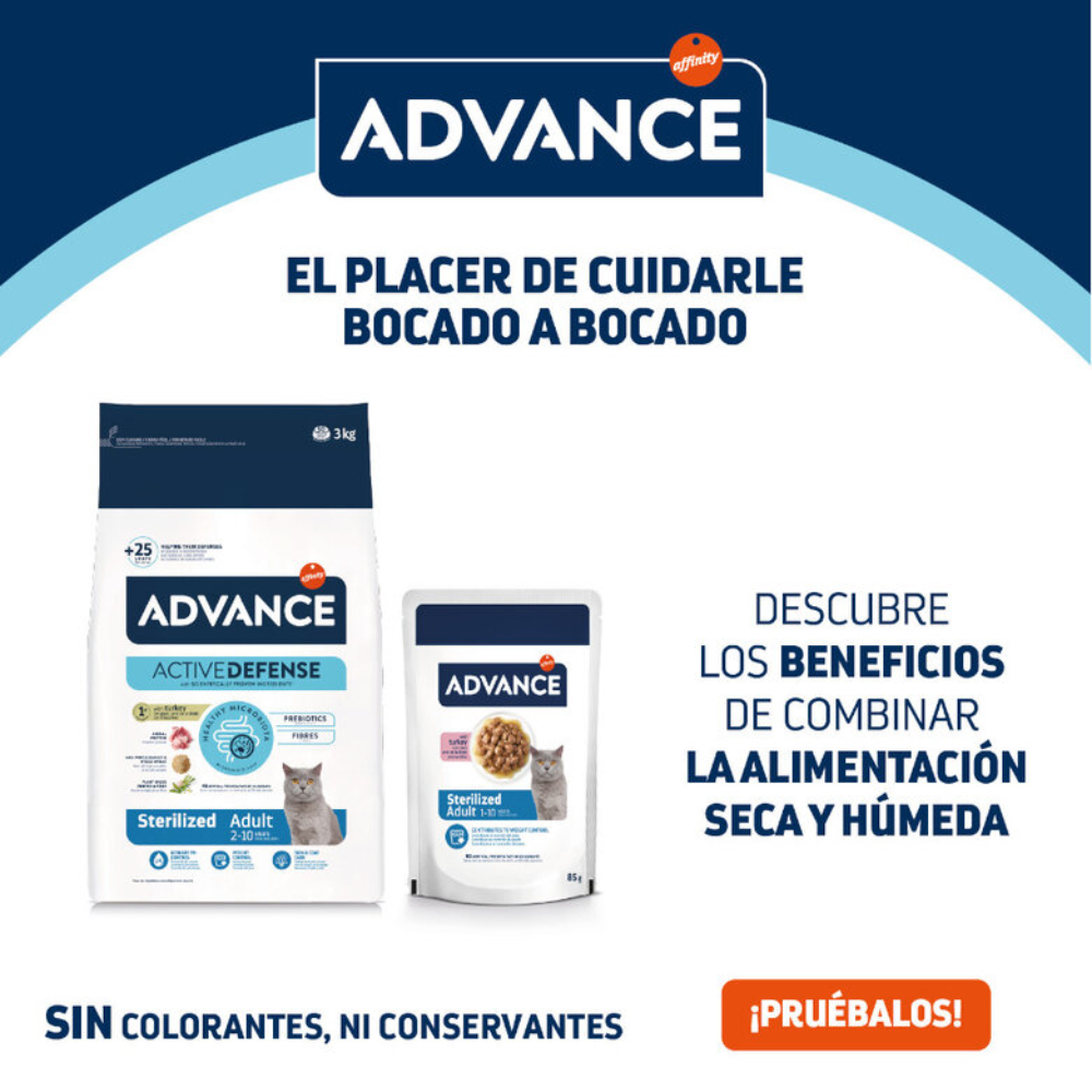 Advance Cat Bocaditos en Salsa para Gatos Adultos 85 g al mejor precio -todoastorenimal.com