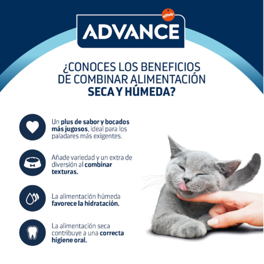 Advance Cat Bocaditos en Salsa para Gatos Adultos 85 g al mejor precio -todoastorenimal.com