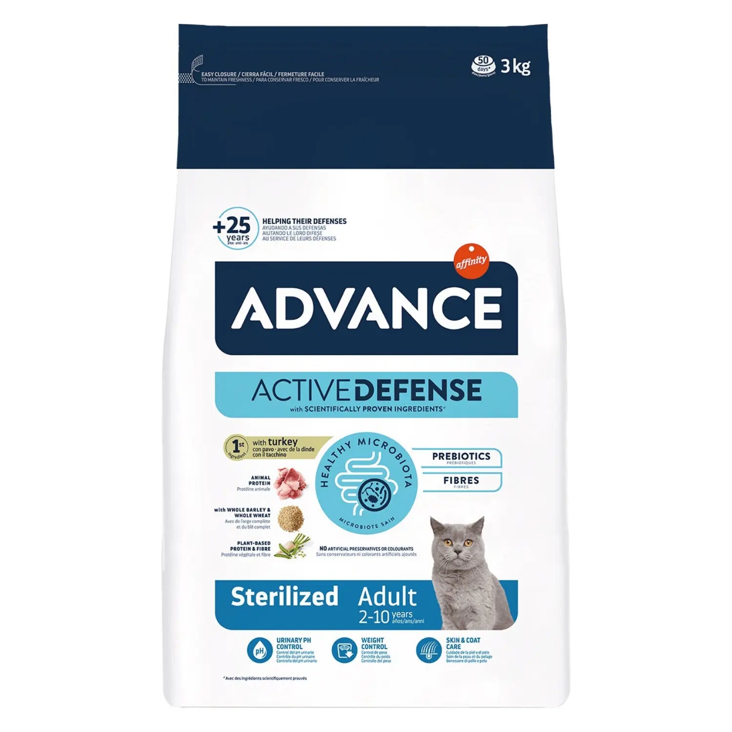 Advance Cat Sterilized Adult 3Kg - Pavo ADVANCE