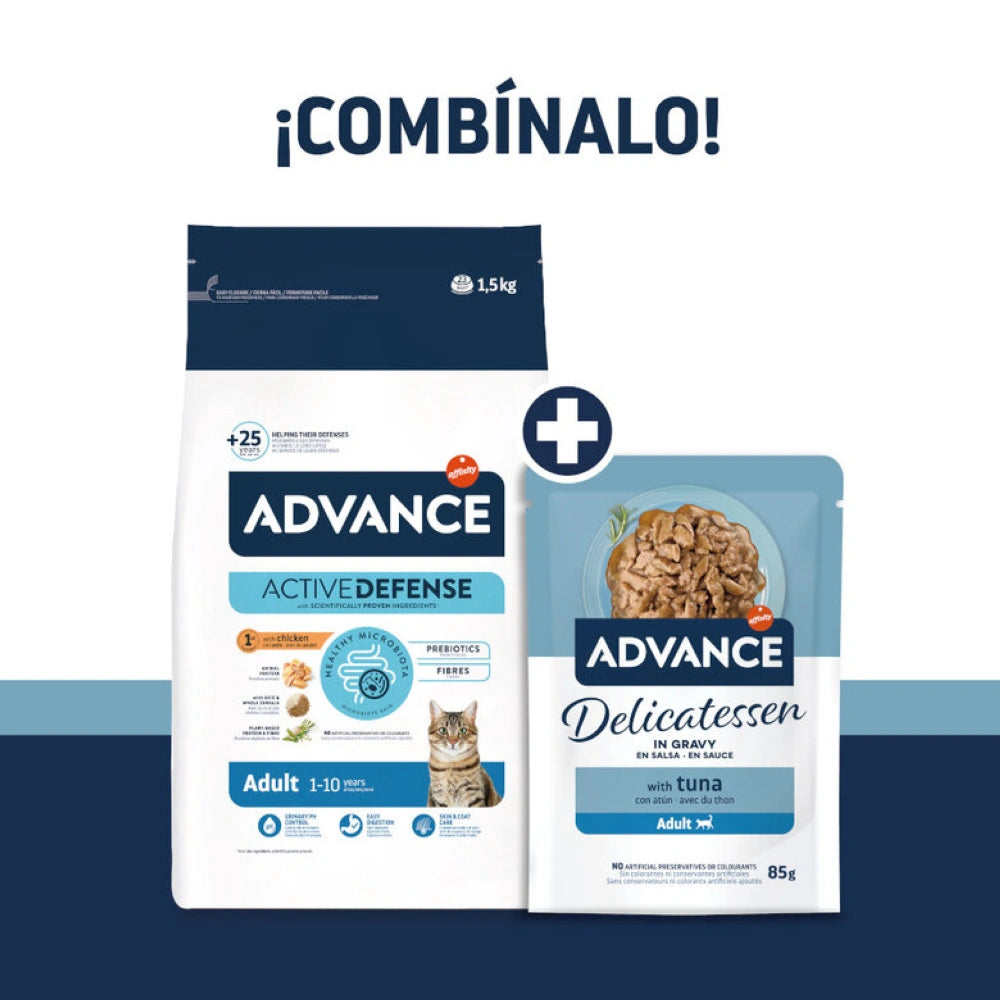 Advance Delicatessen en Salsa con Atún para Gatos al mejor precio -todoastorenimal.com