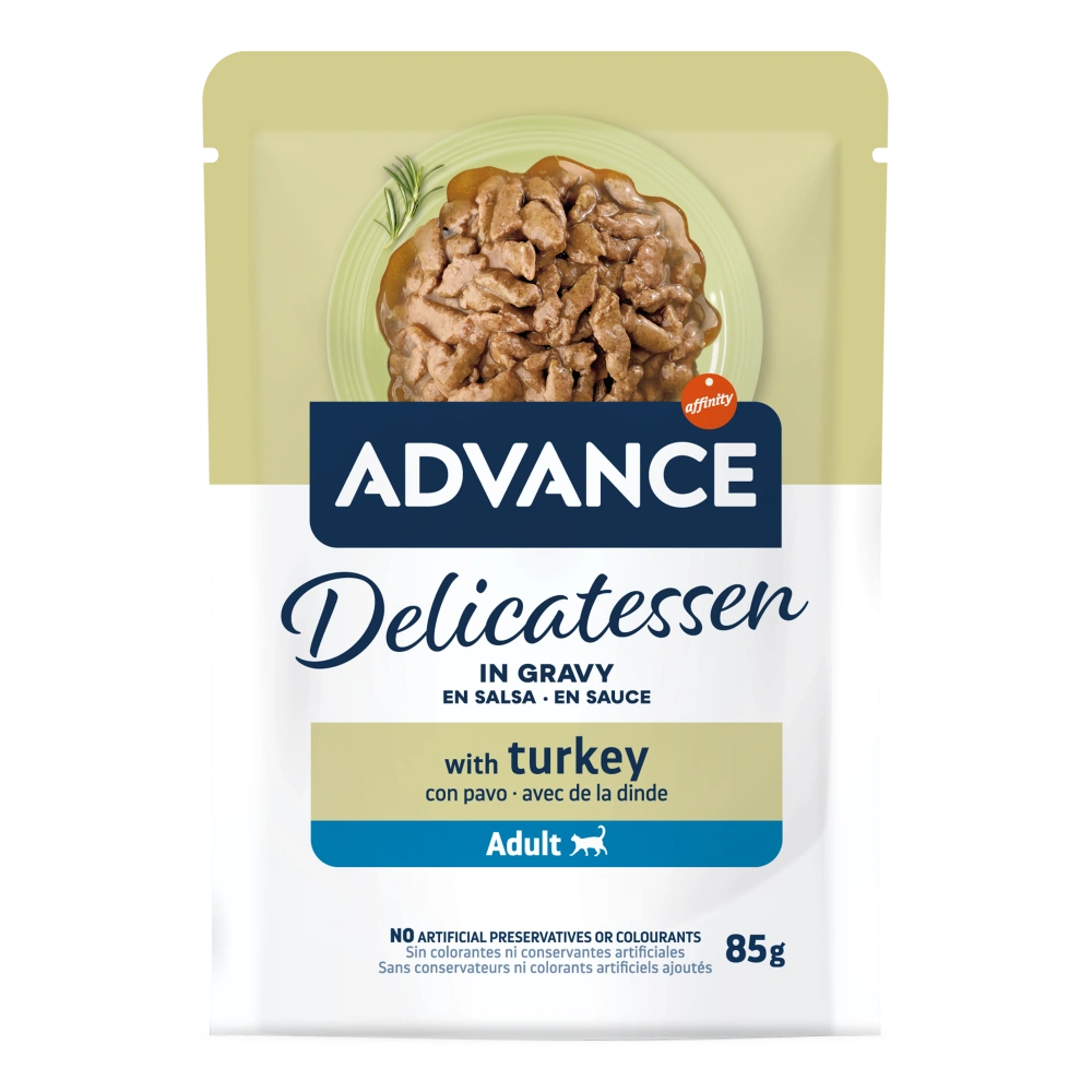 Advance Delicatessen en Salsa con Pavo para Gatos al mejor precio -todoastorenimal.com