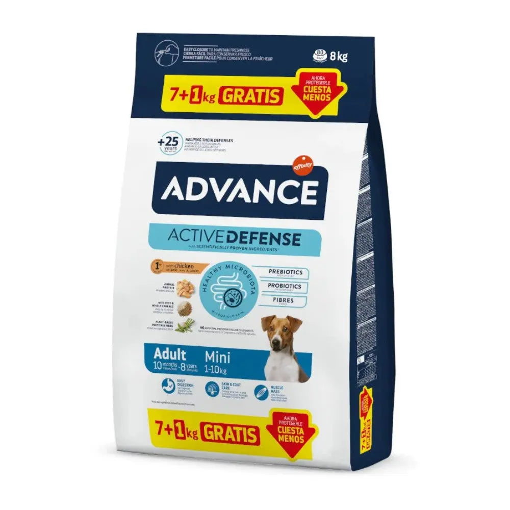 Advance Dog Adult Mini Chicken & Rice - Pienso para Perros con Pollo al mejor precio -todoastorenimal.com