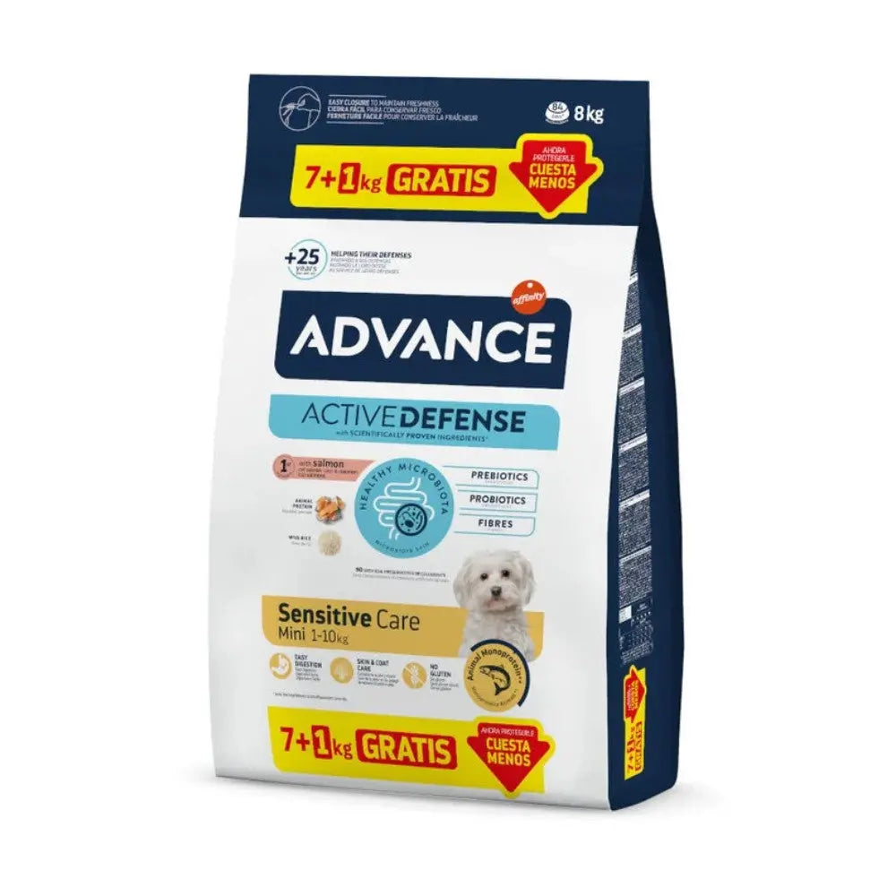 Advance Dog Adult Mini Sensitive Care Salmón al mejor precio -todoastorenimal.com