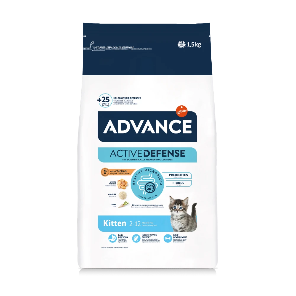 Advance Kitten Pienso con Pollo y Probióticos para Gatitos al mejor precio -todoastorenimal.com