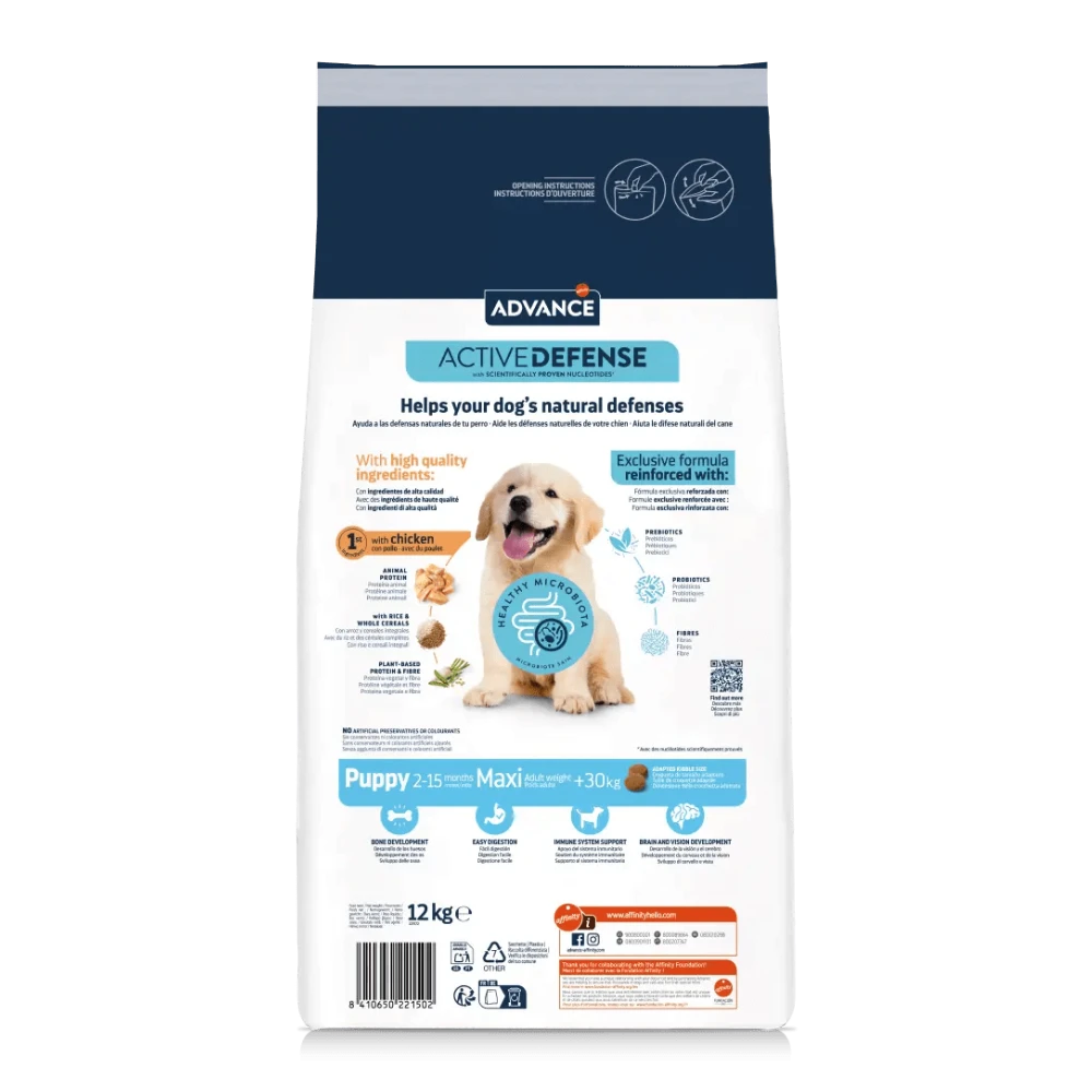Advance Puppy Maxi Pienso para Cachorros de Raza Grande al mejor precio -todoastorenimal.com