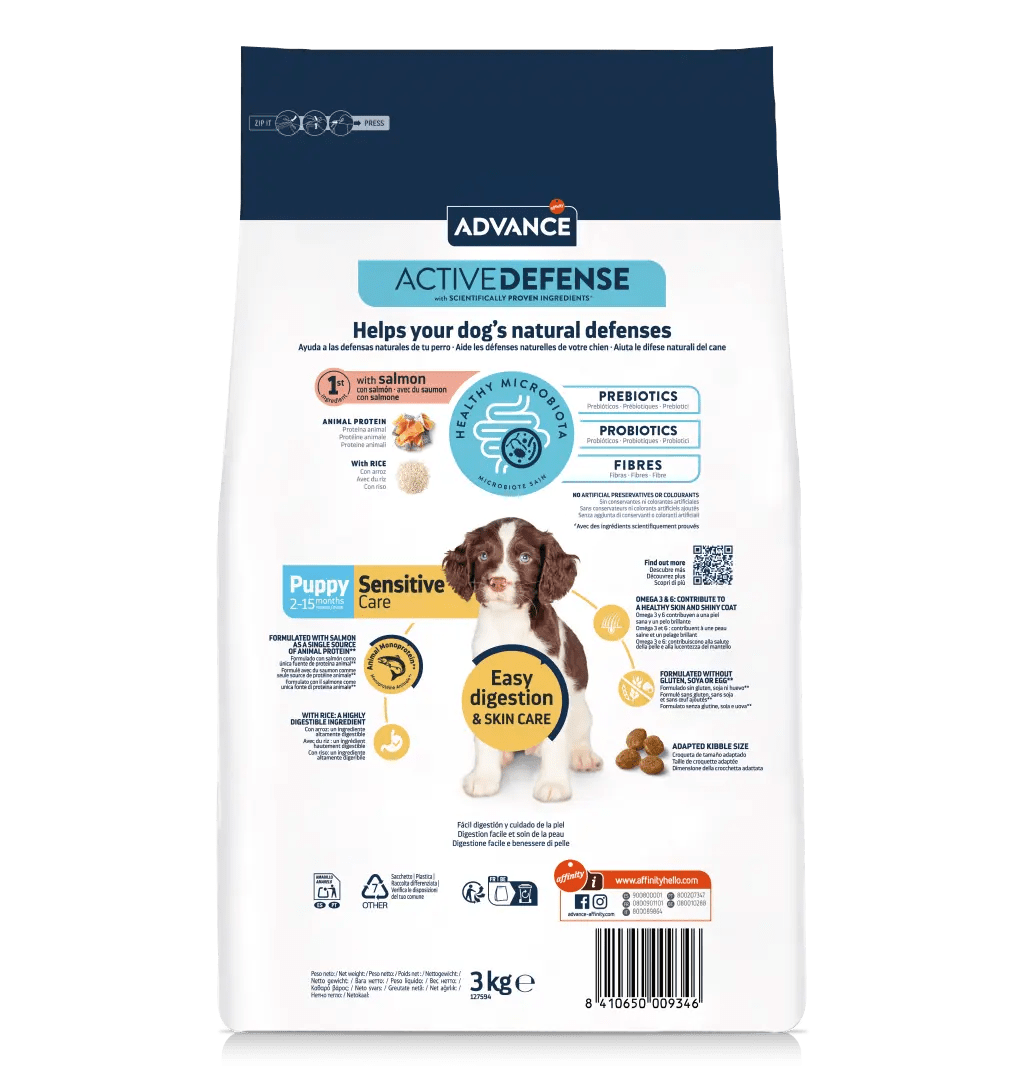 Advance Puppy Sensitive Care Pienso para Cachorros al mejor precio -todoastorenimal.com