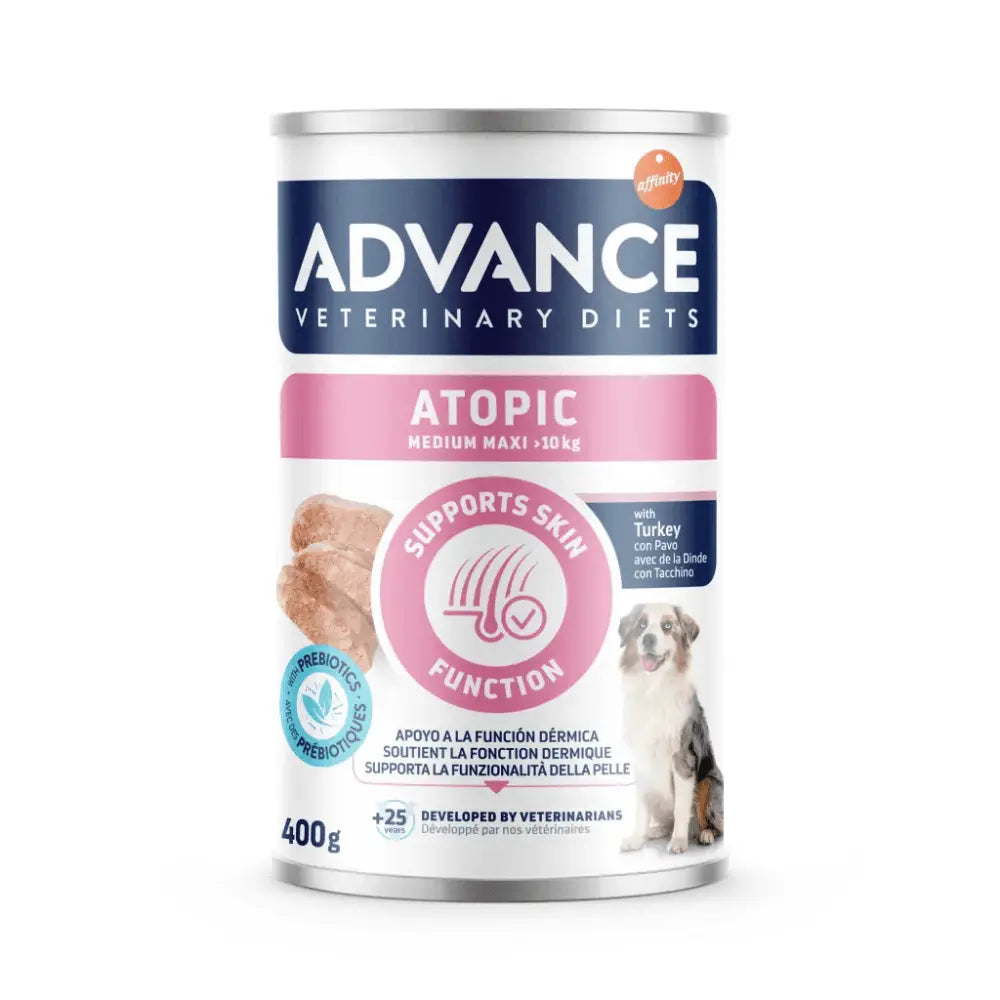 Advance Veterinary Atopic Medium Maxi 400 g Lata Comida Húmeda para Perros al mejor precio -todoastorenimal.com