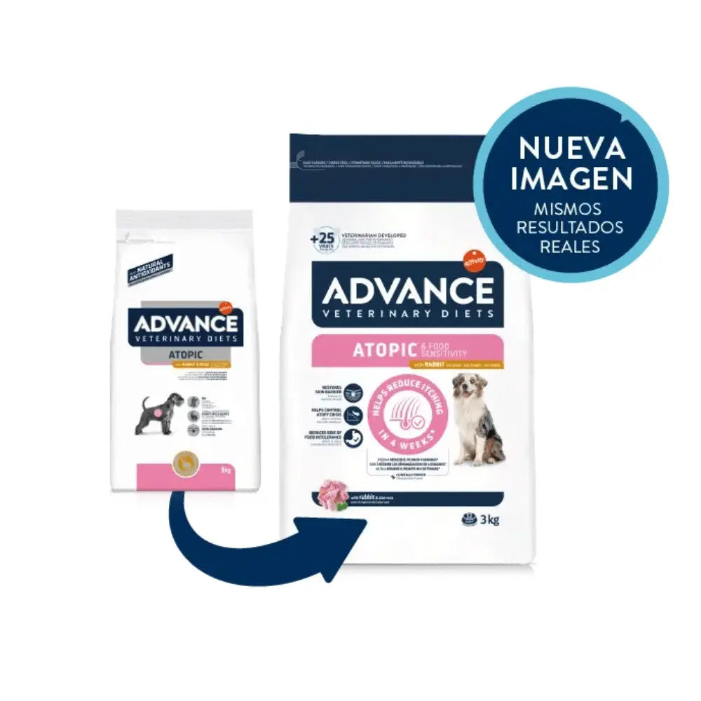 Advance Veterinary Diets Atopic Conejo y Guisante Pienso para Perros al mejor precio -todoastorenimal.com
