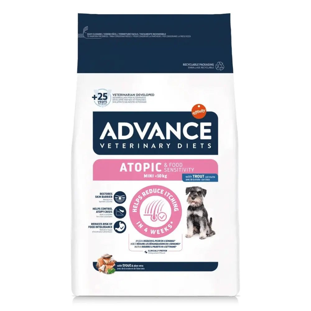 Advance Veterinary Diets Atopic Mini Trucha Pienso para Perros al mejor precio -todoastorenimal.com