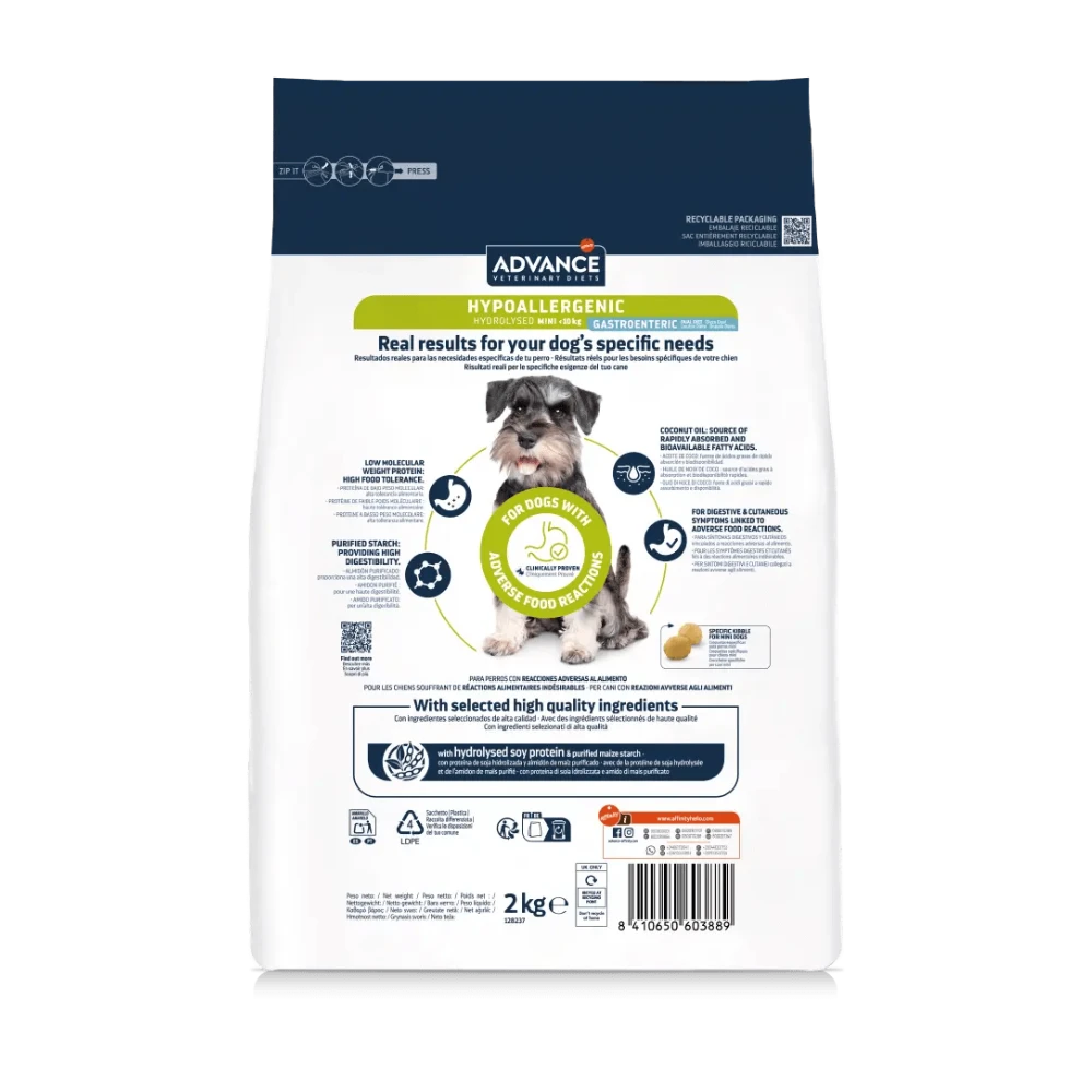 Advance Veterinary Diets Hypoallergenic Mini Pienso para Perros al mejor precio -todoastorenimal.com
