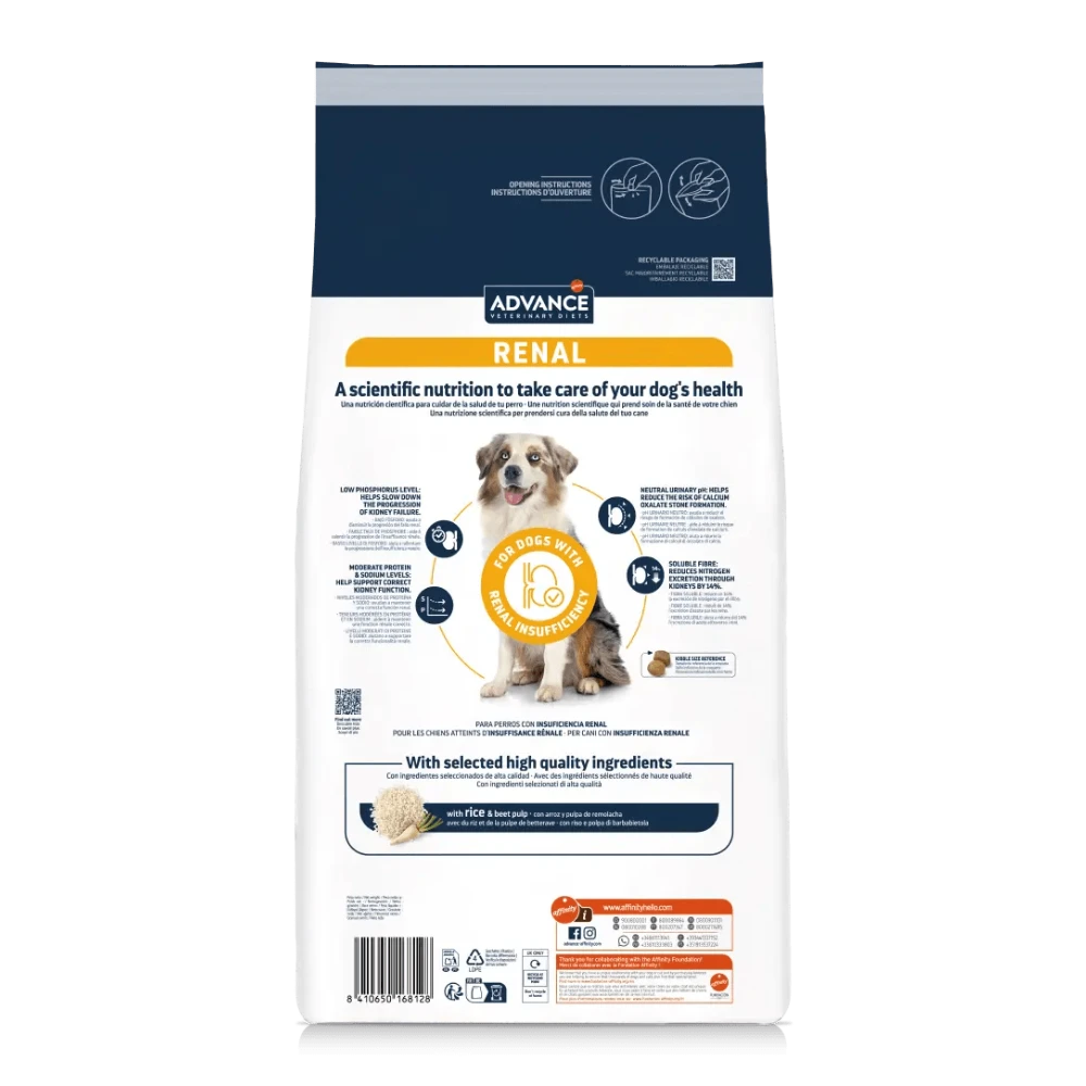 Advance Veterinary Diets Renal Pienso para Perros al mejor precio -todoastorenimal.com