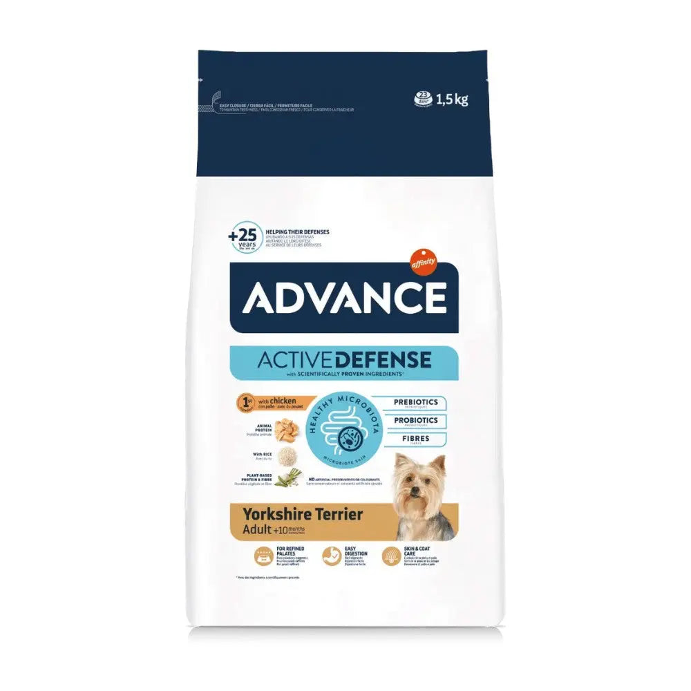 Advance Yorkshire Terrier 1,5 kg Pienso para Perros al mejor precio -todoastorenimal.com