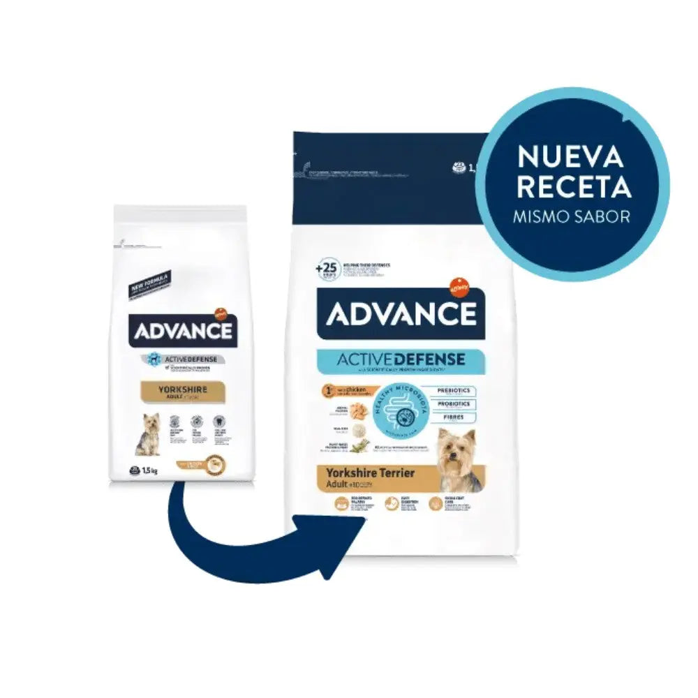Advance Yorkshire Terrier 1,5 kg Pienso para Perros al mejor precio -todoastorenimal.com