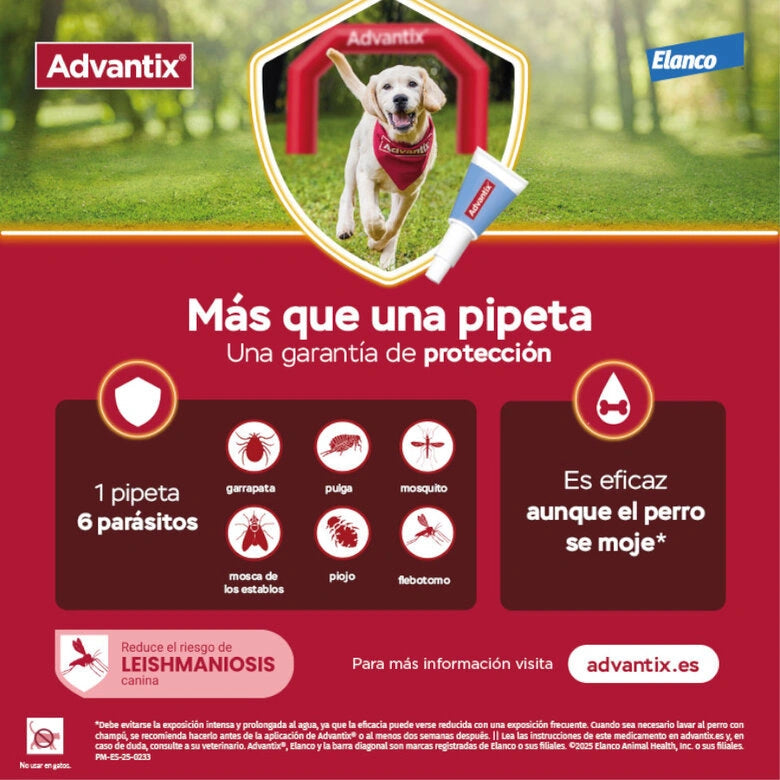 Advantix Pipetas Antiparasitarias para Perros al mejor precio -todoastorenimal.com
