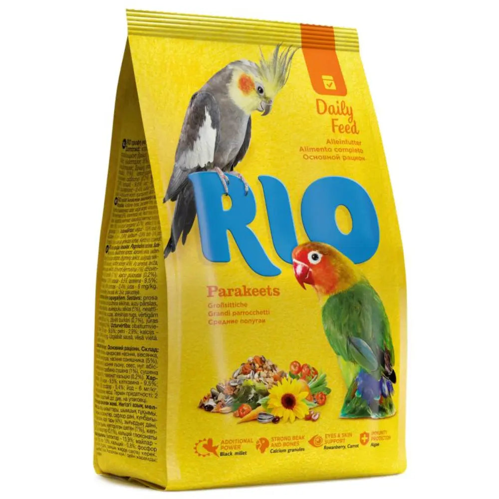 Alimento Diario Agapornis/Pequeñas Cotorras 500 g Rio al mejor precio -todoastorenimal.com