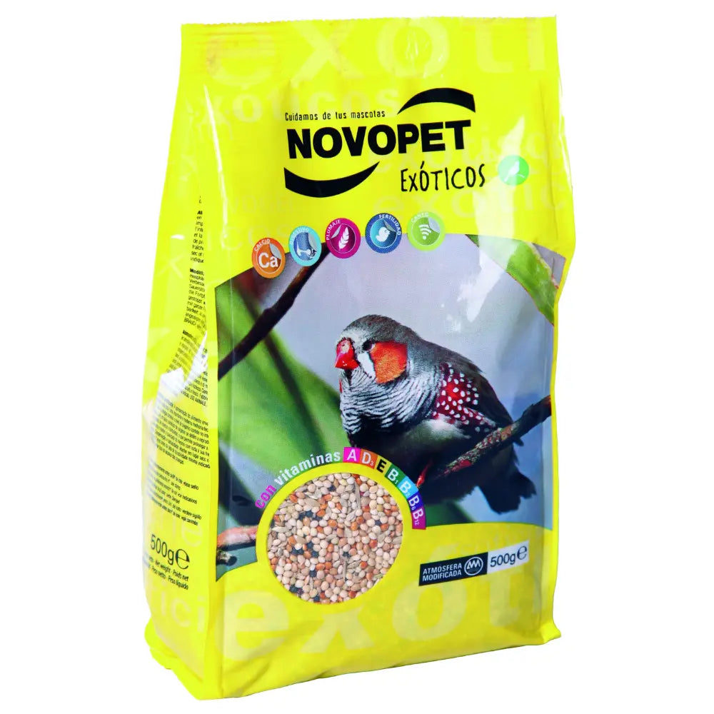 Alimento Exoticos 500 g Novopet al mejor precio -todoastorenimal.com
