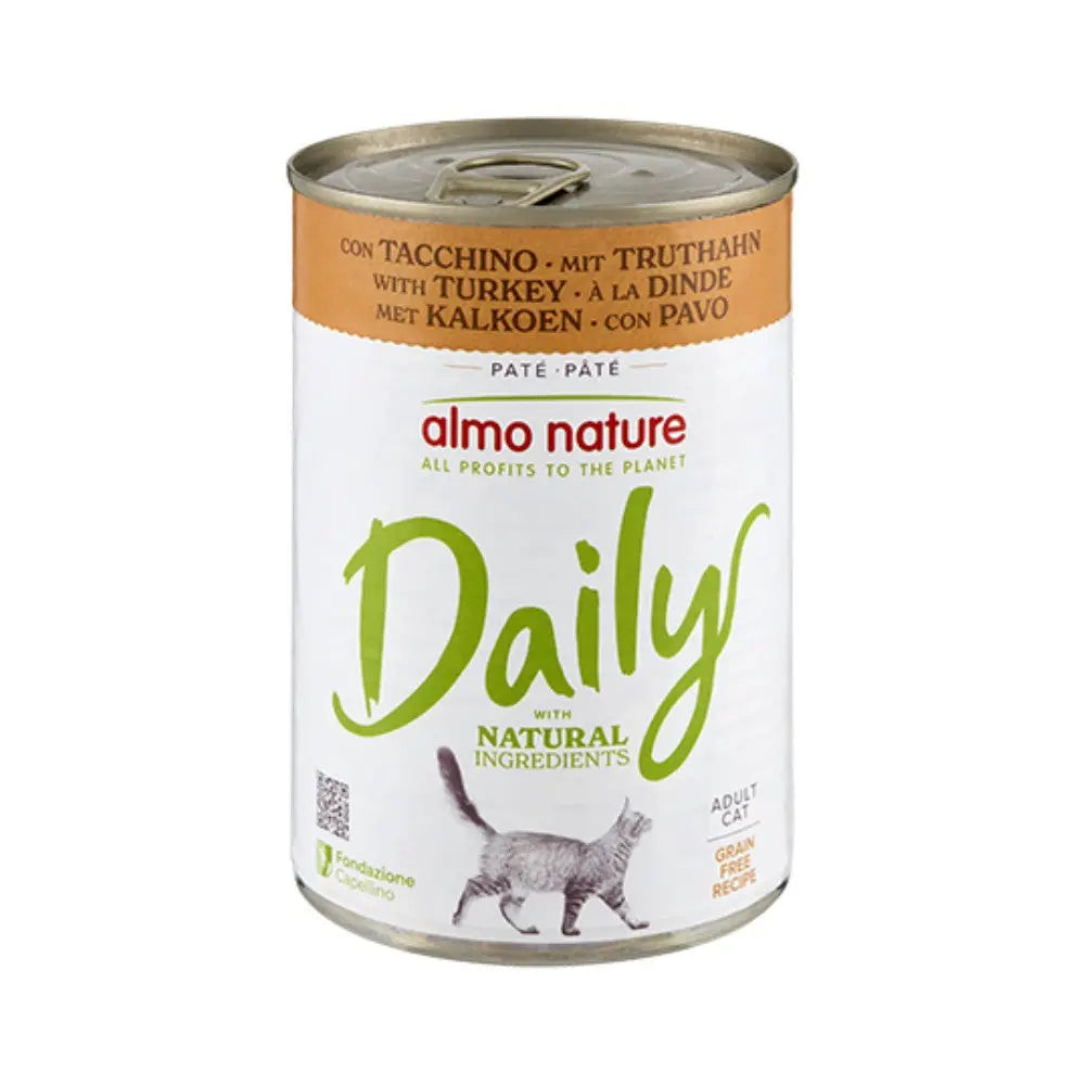 Almo Nature Cat Daily Grain Free Lata 400Gr | Comida Húmeda para Gatos al mejor precio -todoastorenimal.com