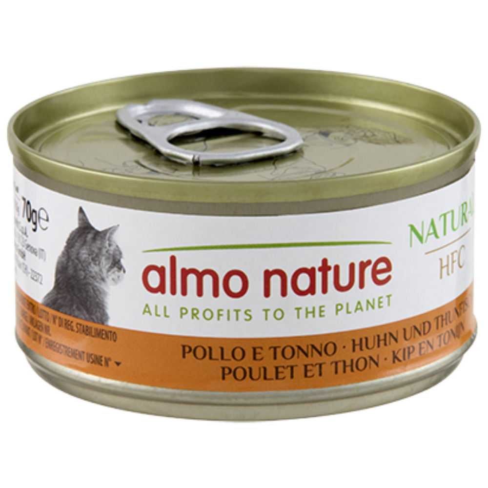 Almo Nature Cat HFC Lata 70 g Comida Húmeda para Gatos al mejor precio -todoastorenimal.com