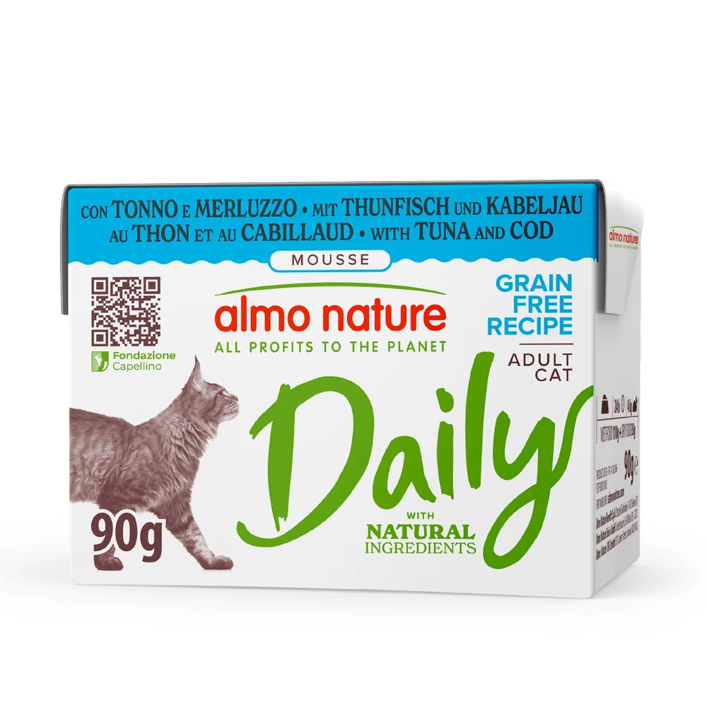 Almo Nature Daily Atún y Bacalao Brick Comida Húmeda para Gatos al mejor precio -todoastorenimal.com