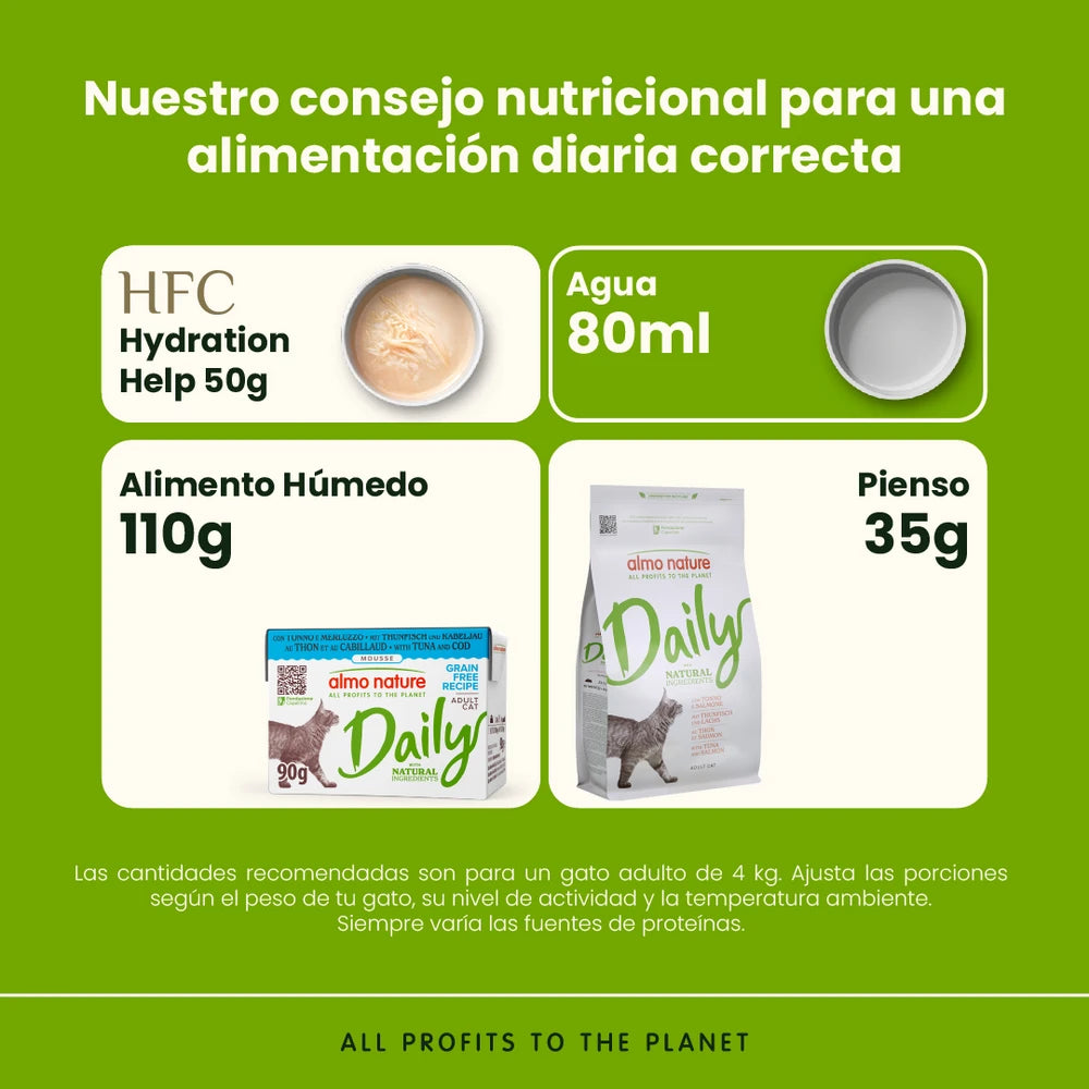 Almo Nature Daily Atún y Bacalao Brick Comida Húmeda para Gatos al mejor precio -todoastorenimal.com