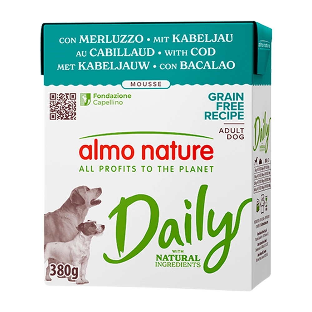 Almo Nature Daily Bacalao Brick Comida Húmeda para Perros al mejor precio -todoastorenimal.com