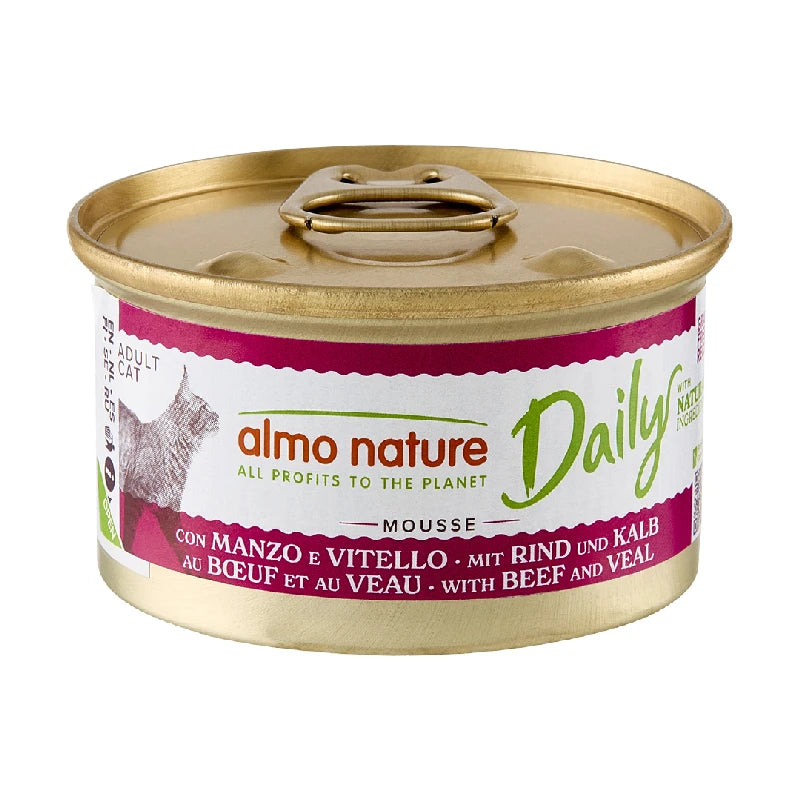 Almo Nature Daily Cat Menú Comida Húmeda para Gatos en Lata 85 g al mejor precio -todoastorenimal.com