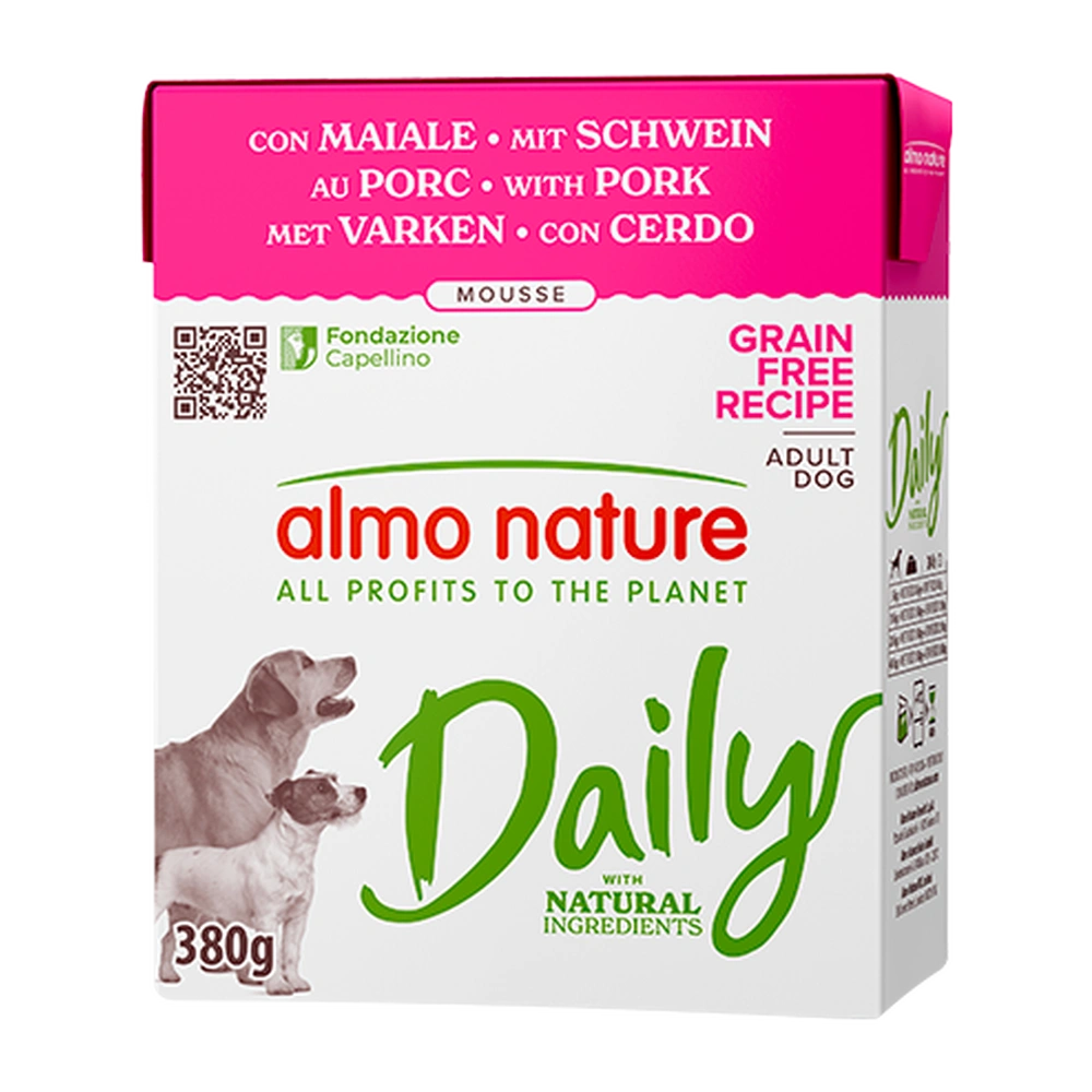 Almo Nature Daily Cerdo Brick Comida Húmeda para Perros al mejor precio -todoastorenimal.com