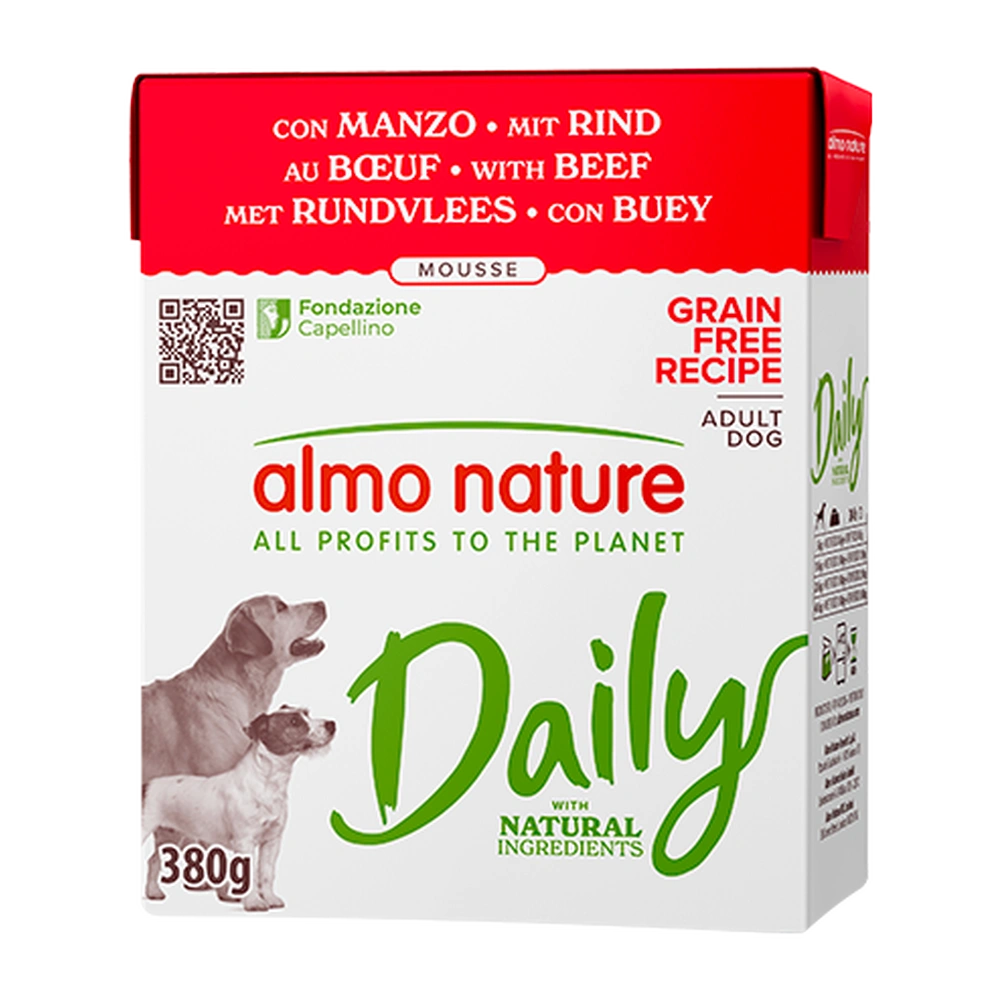 Almo Nature Daily Ternera Brick Comida Húmeda para Perros al mejor precio -todoastorenimal.com