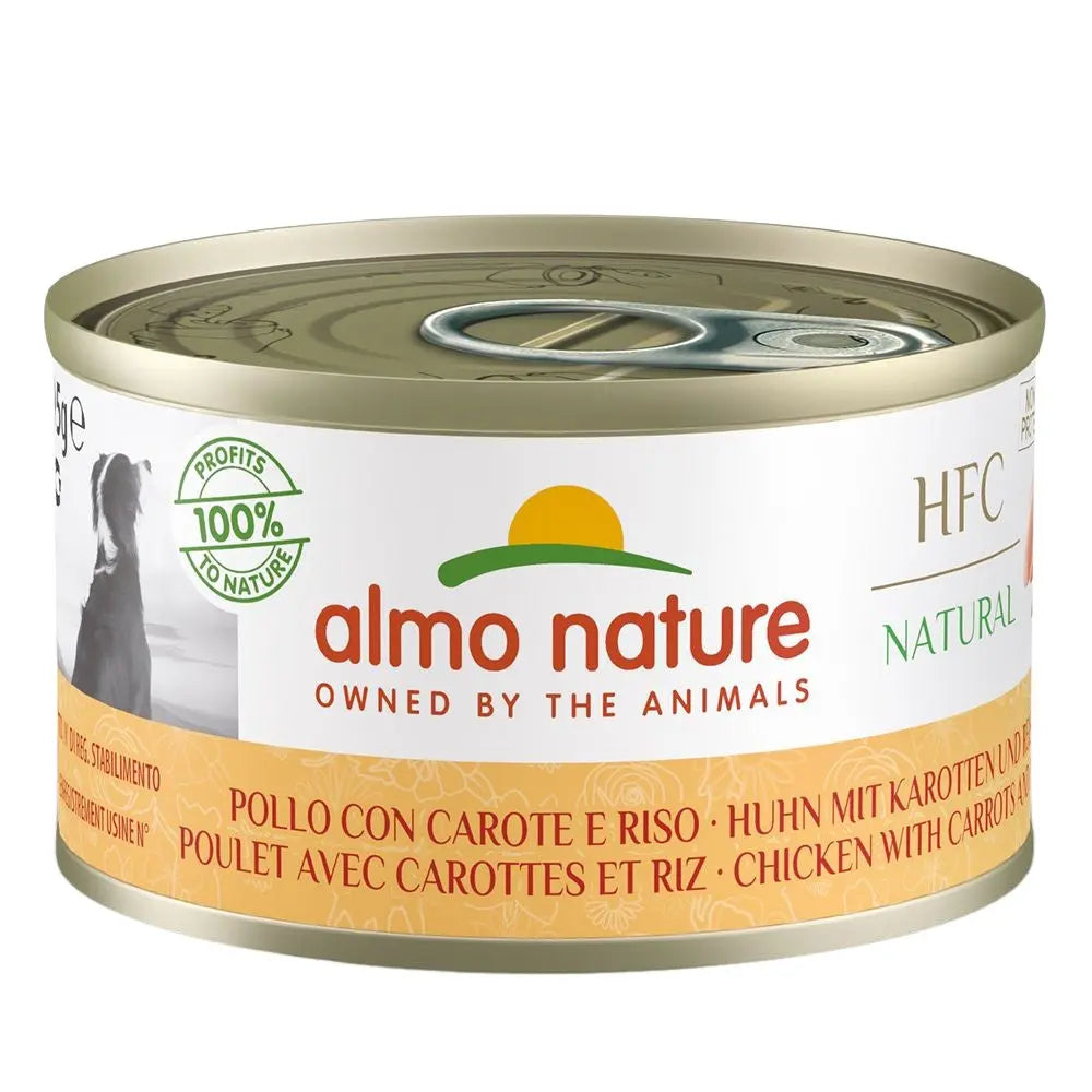 Almo Nature Dog Húmedo Hfc 95 g Pollo,Zanahorias,Arroz al mejor precio -todoastorenimal.com