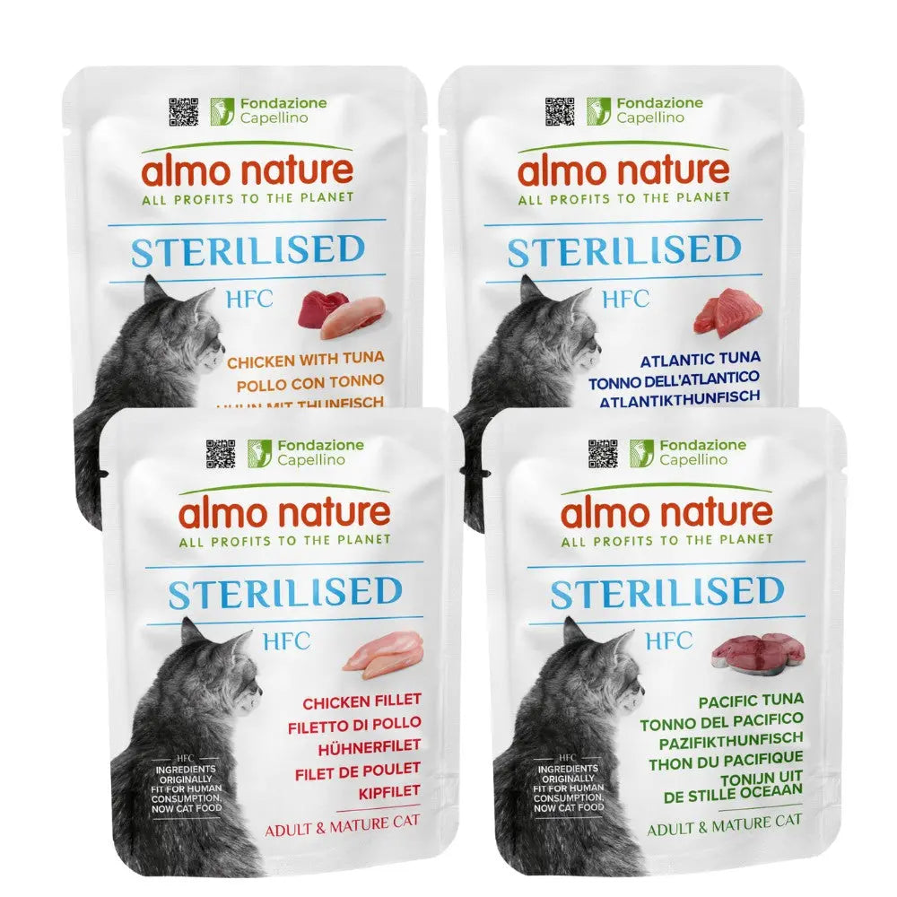 Almo Nature HFC Sterilised 50 g Comida Húmeda para Gatos al mejor precio -todoastorenimal.com