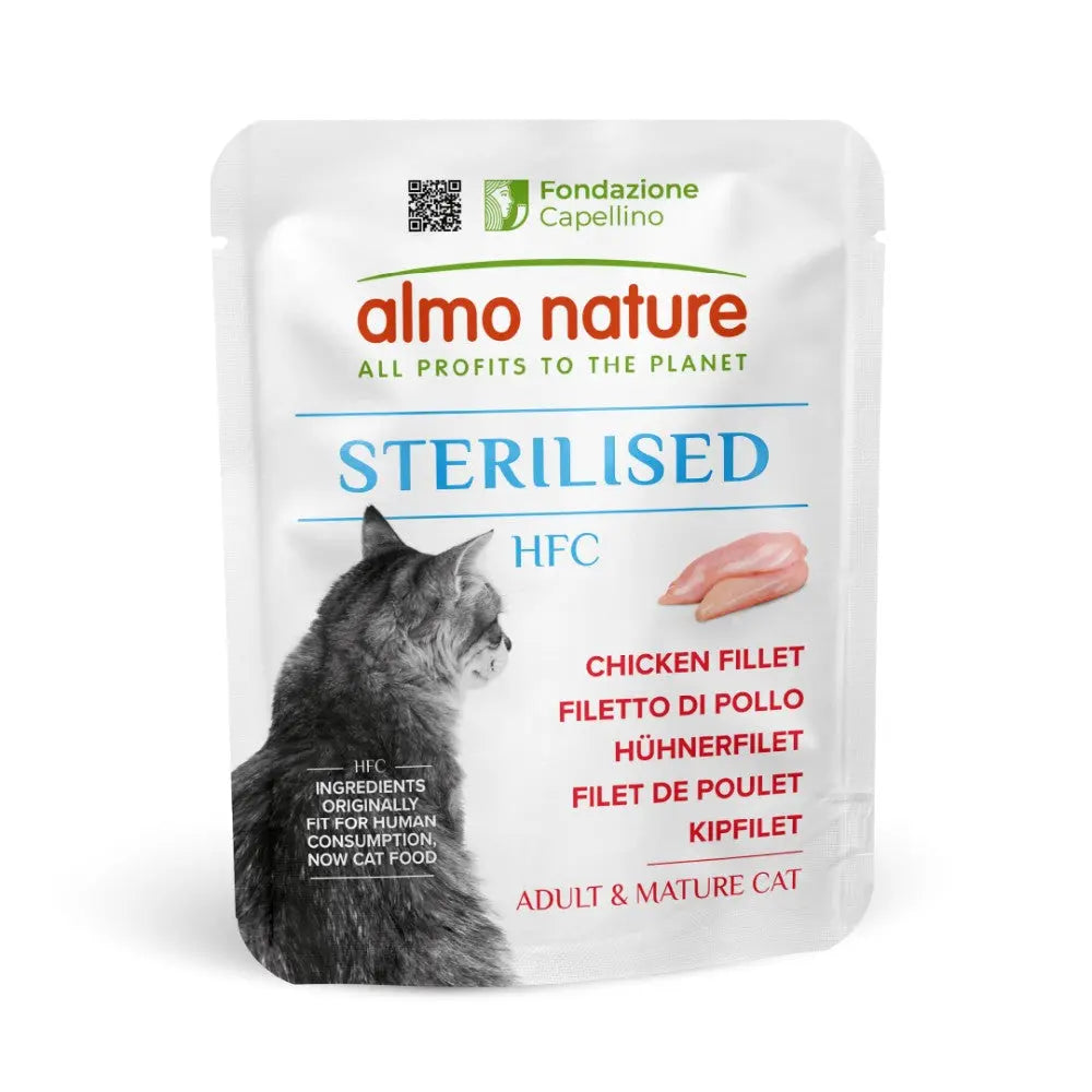 Almo Nature HFC Sterilised 50 g Comida Húmeda para Gatos al mejor precio -todoastorenimal.com