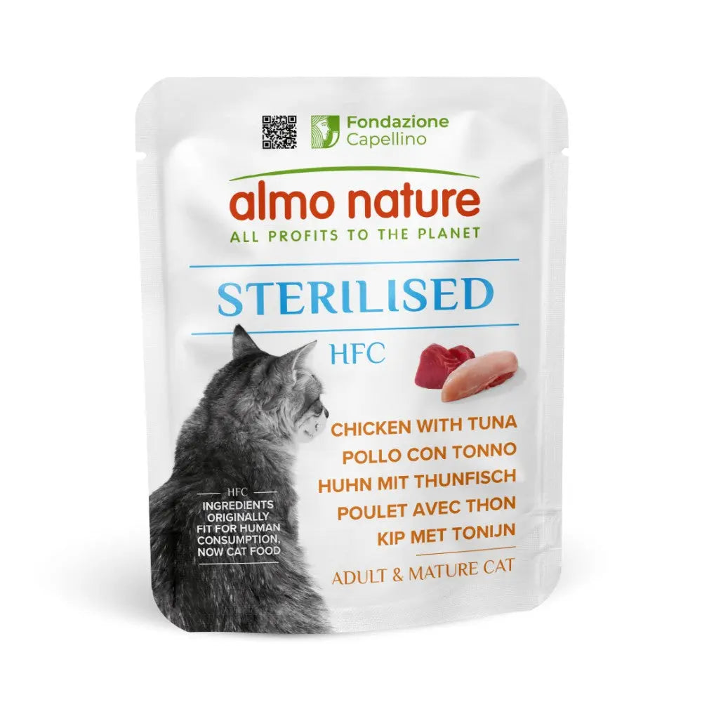 Almo Nature HFC Sterilised 50 g Comida Húmeda para Gatos al mejor precio -todoastorenimal.com