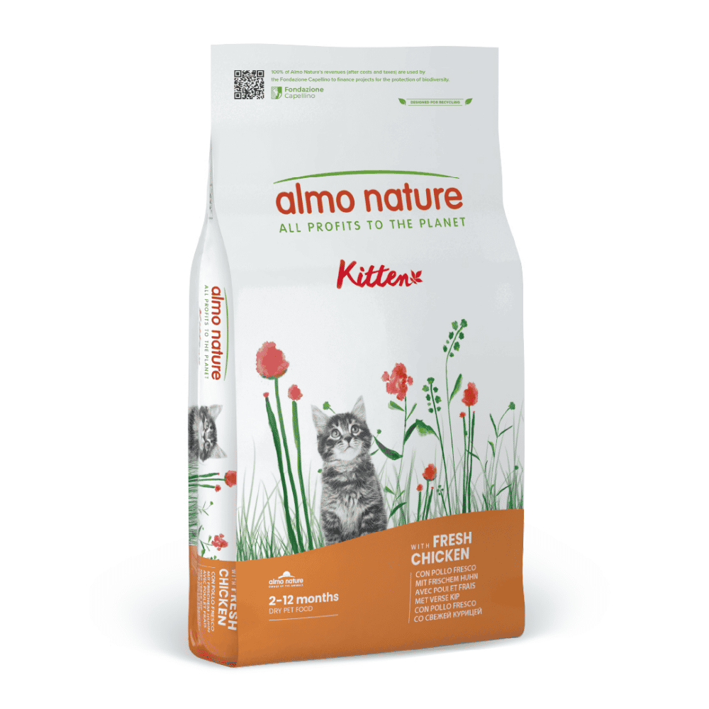 Almo Nature Kitten Pollo Pienso para Gatos al mejor precio -todoastorenimal.com