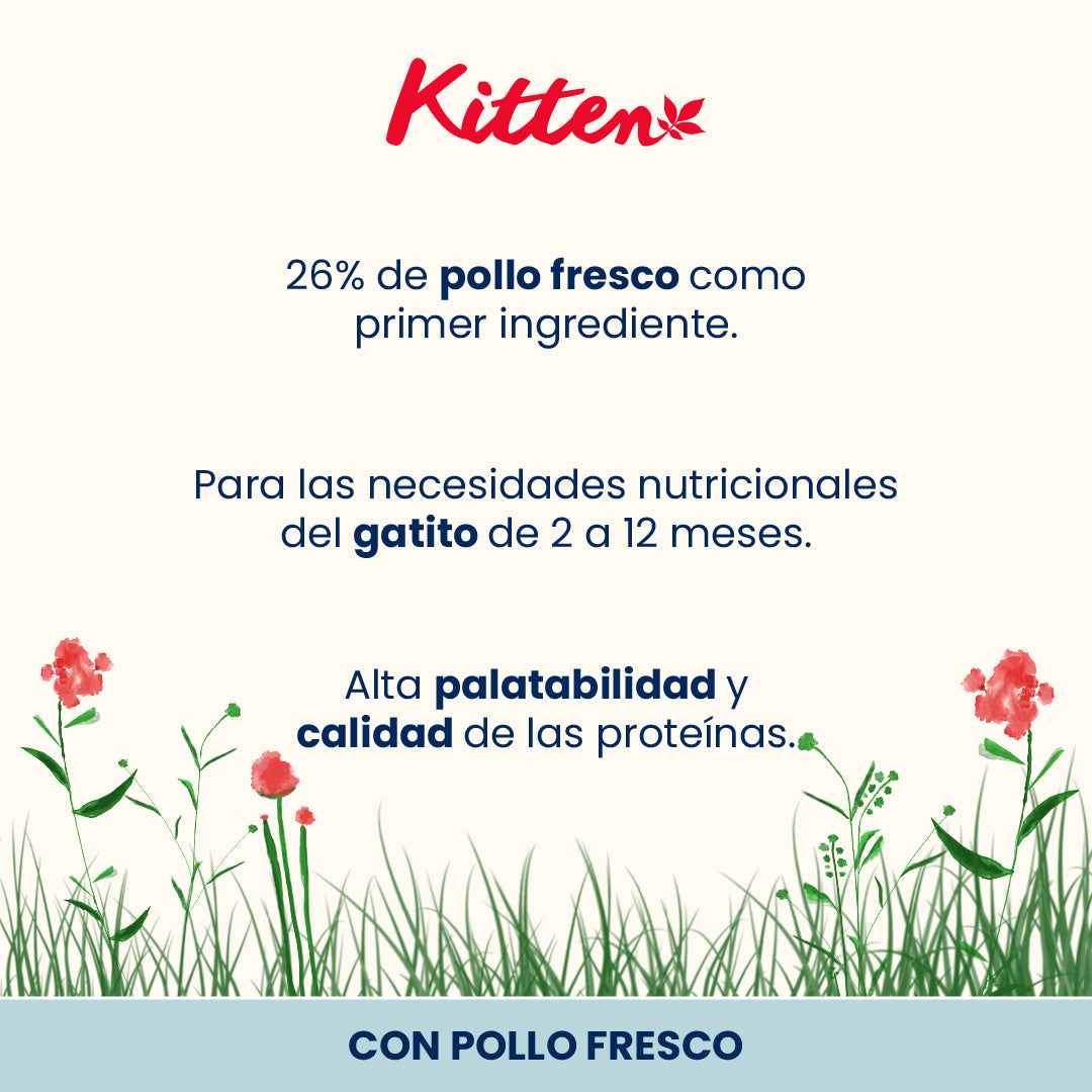 Almo Nature Kitten Pollo Pienso para Gatos al mejor precio -todoastorenimal.com