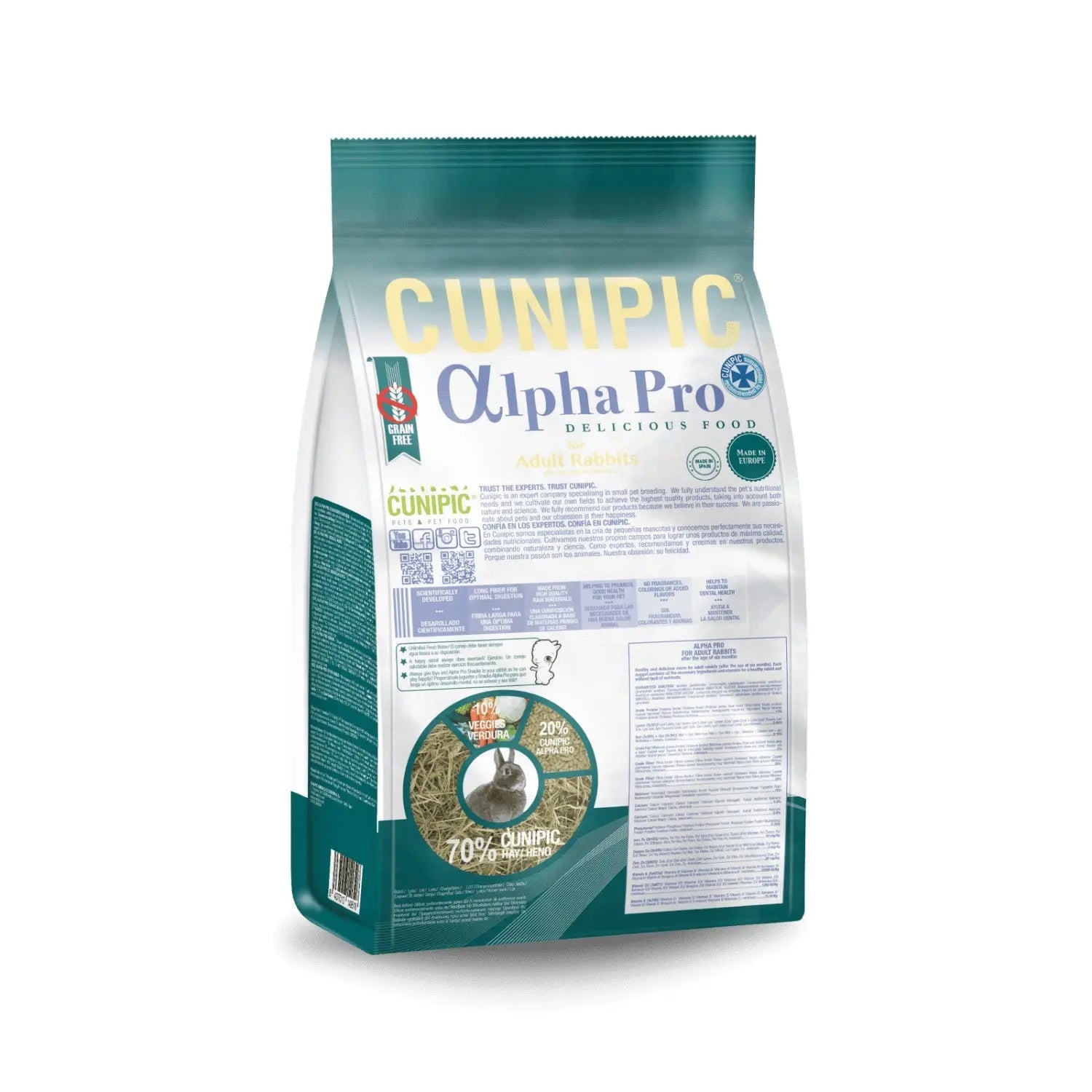 Alpha Pro Conejo Adulto Cunipic al mejor precio -todoastorenimal.com
